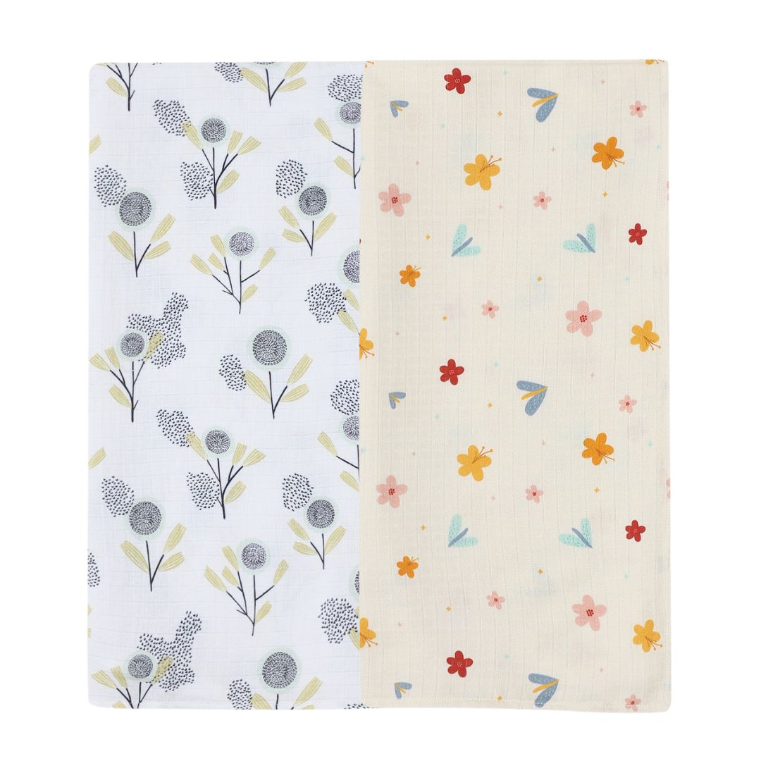 Organic Muslin Swaddle for Newborns-Set Of 2