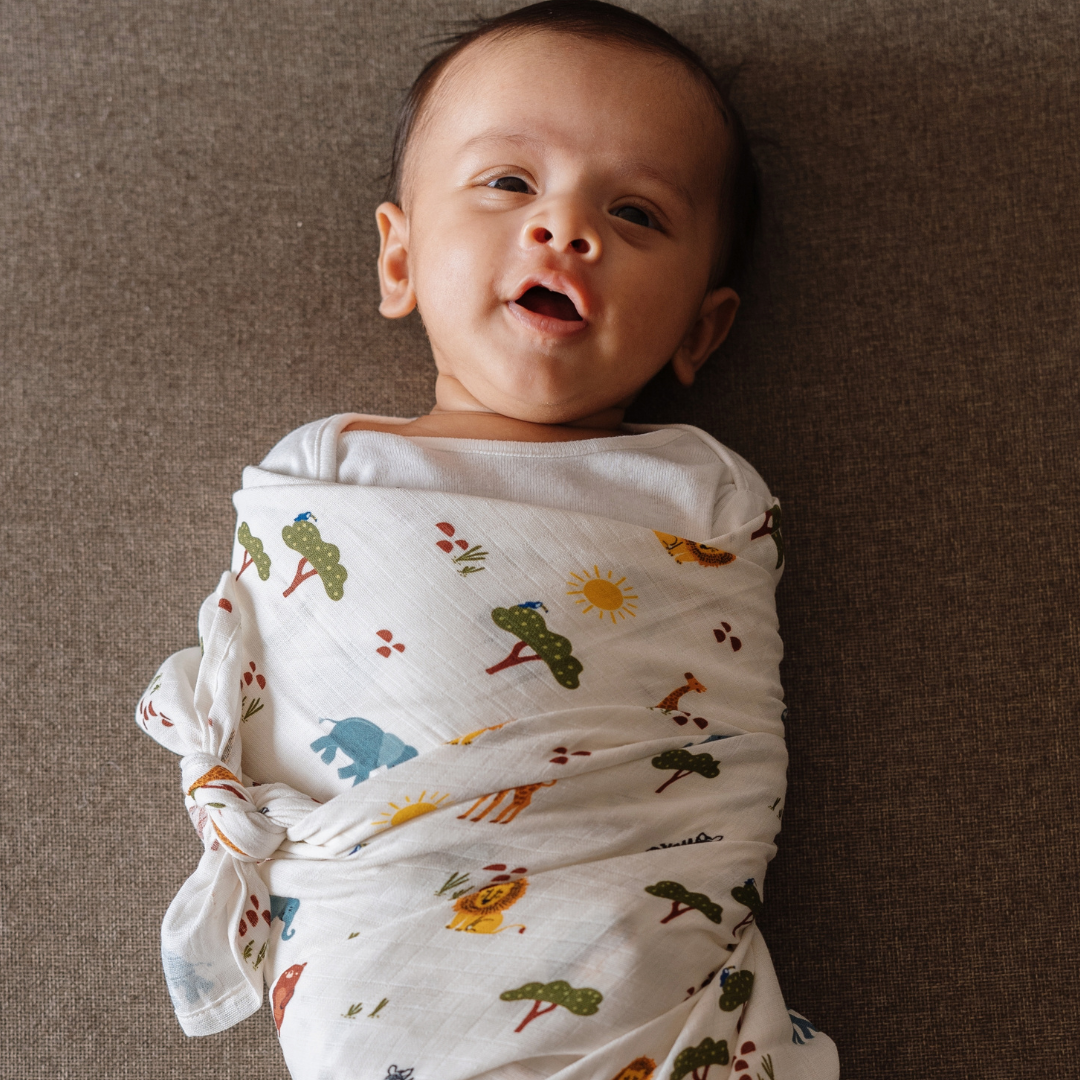 Organic Muslin Swaddle for Newborns-Set Of 3