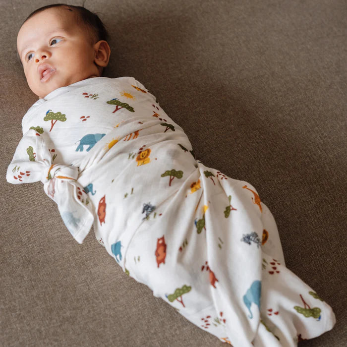 Organic Muslin Swaddle (Hand-Block Printed)