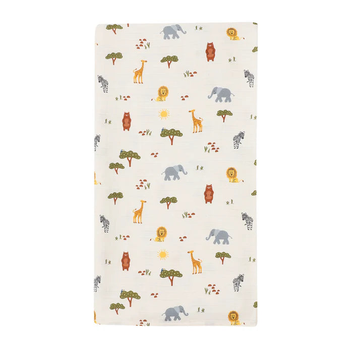 Organic Muslin Swaddle (Hand-Block Printed)