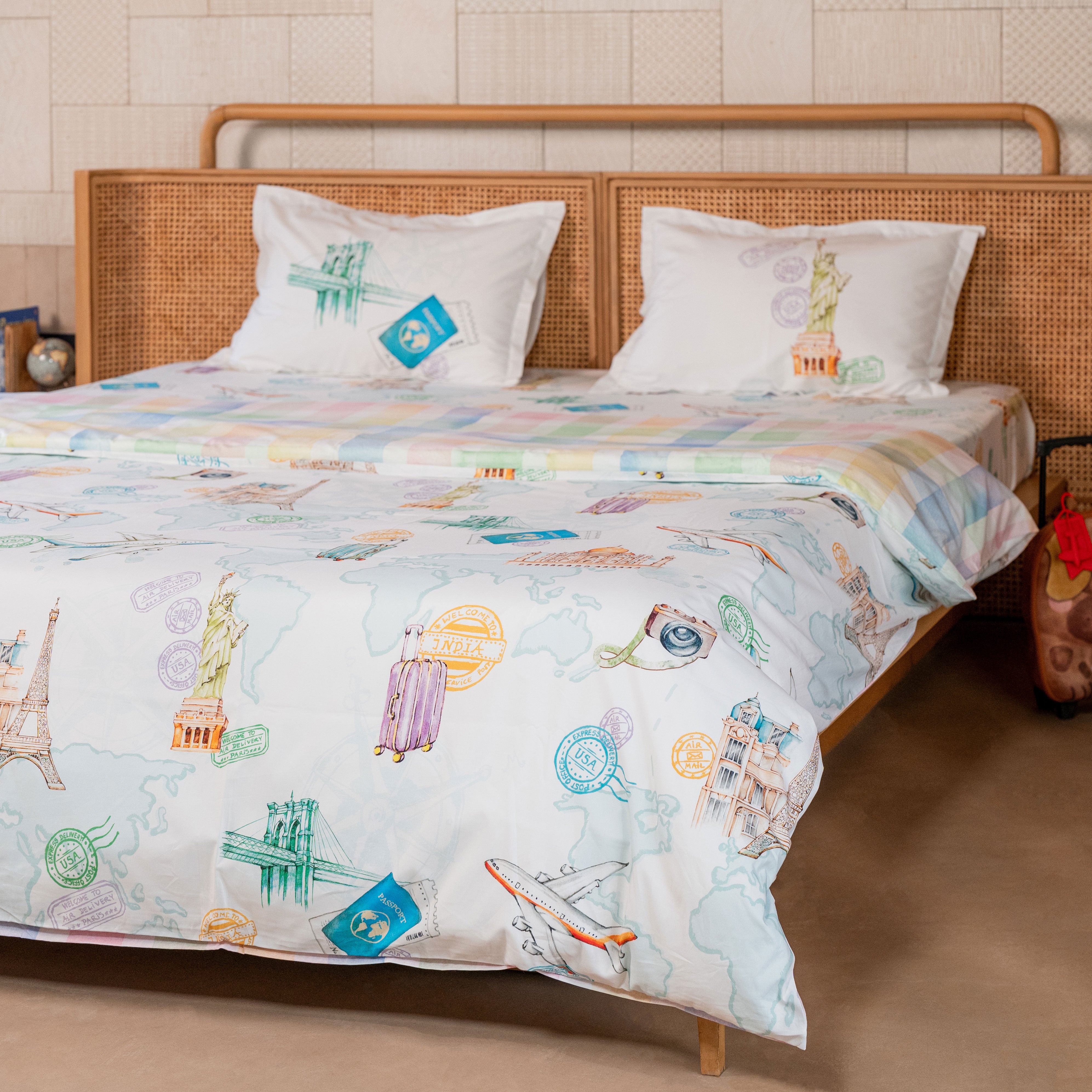 Passport To Wonderland Duvet Set - Single/Double