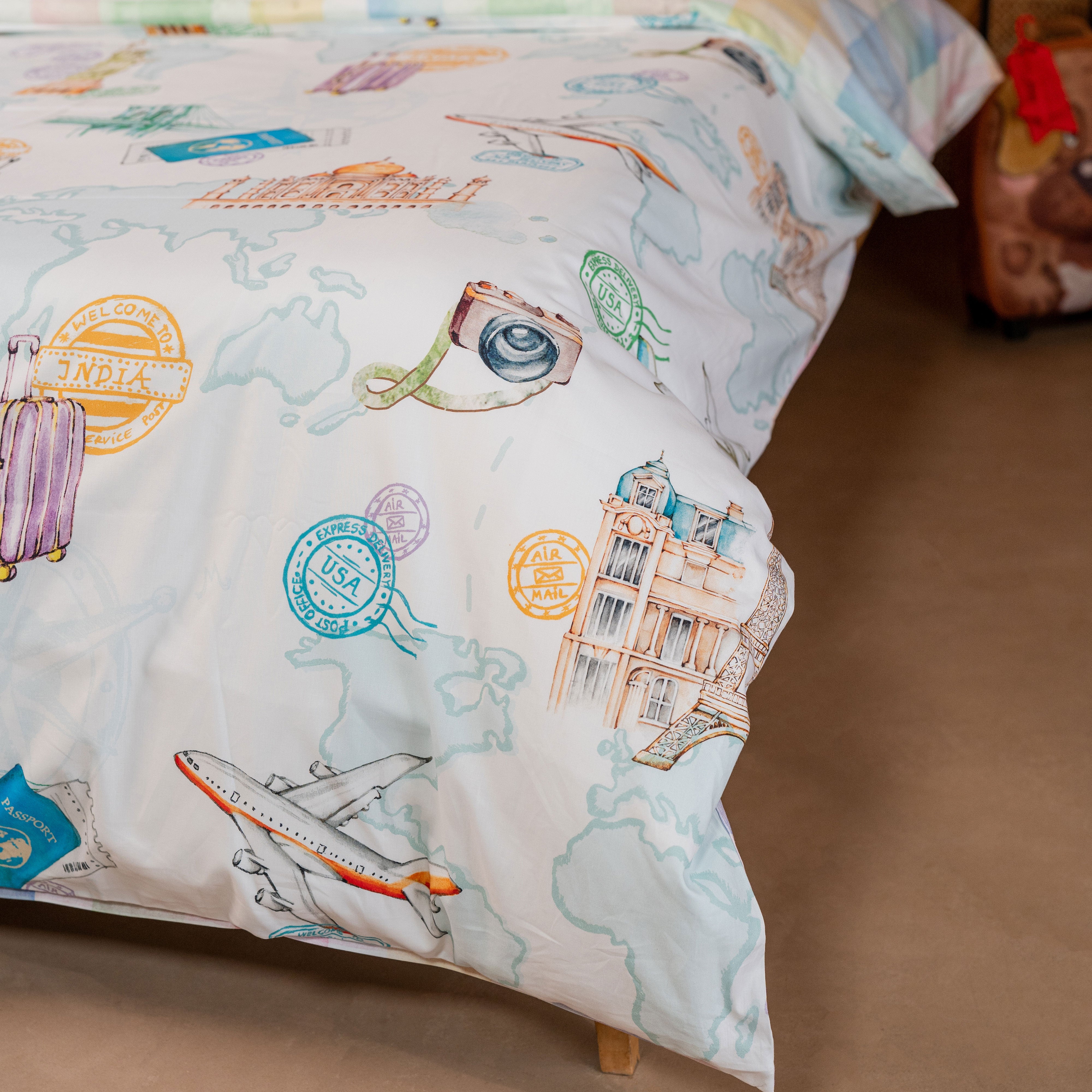 Passport To Wonderland Duvet Set - Single/Double