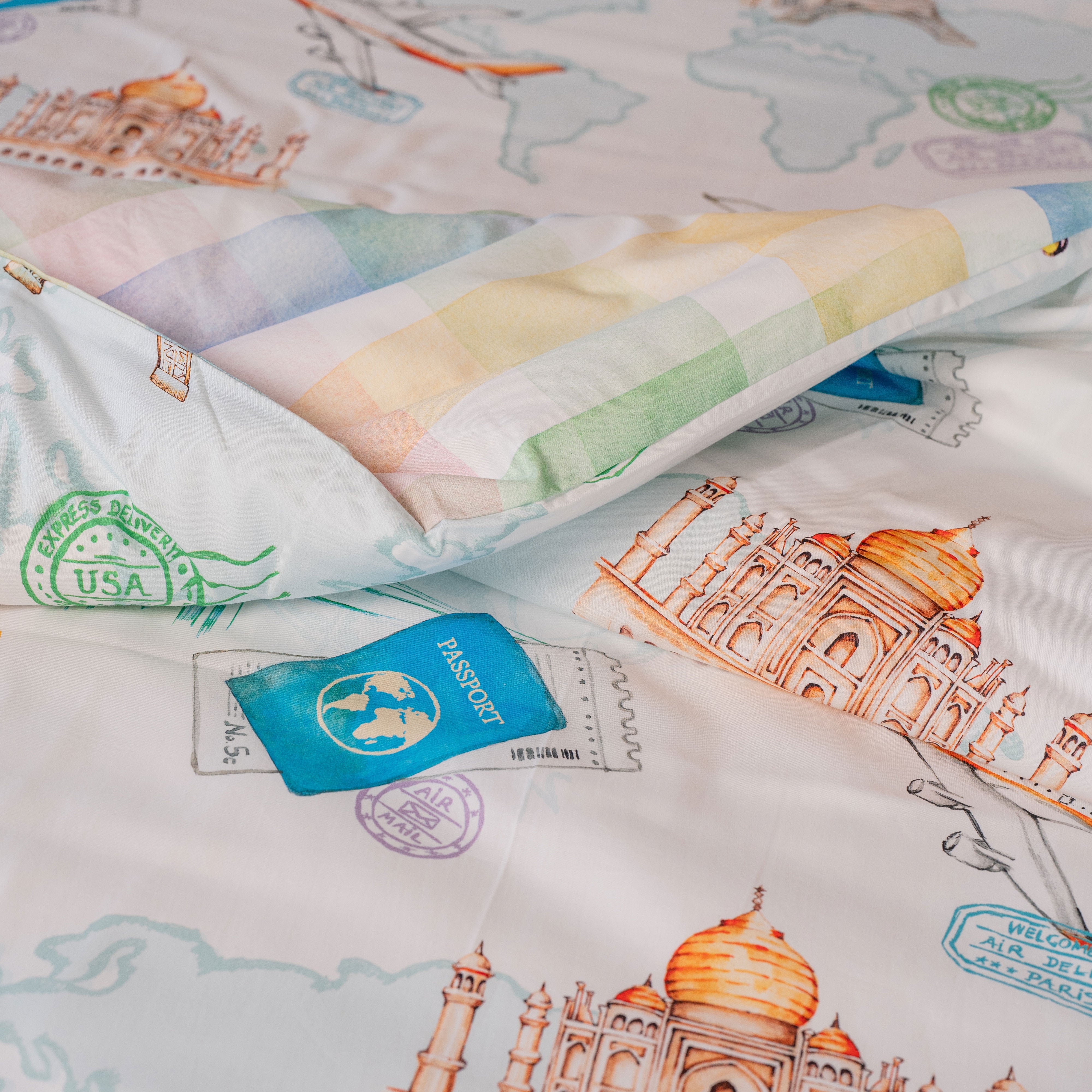 Passport To Wonderland Duvet Set - Single/Double