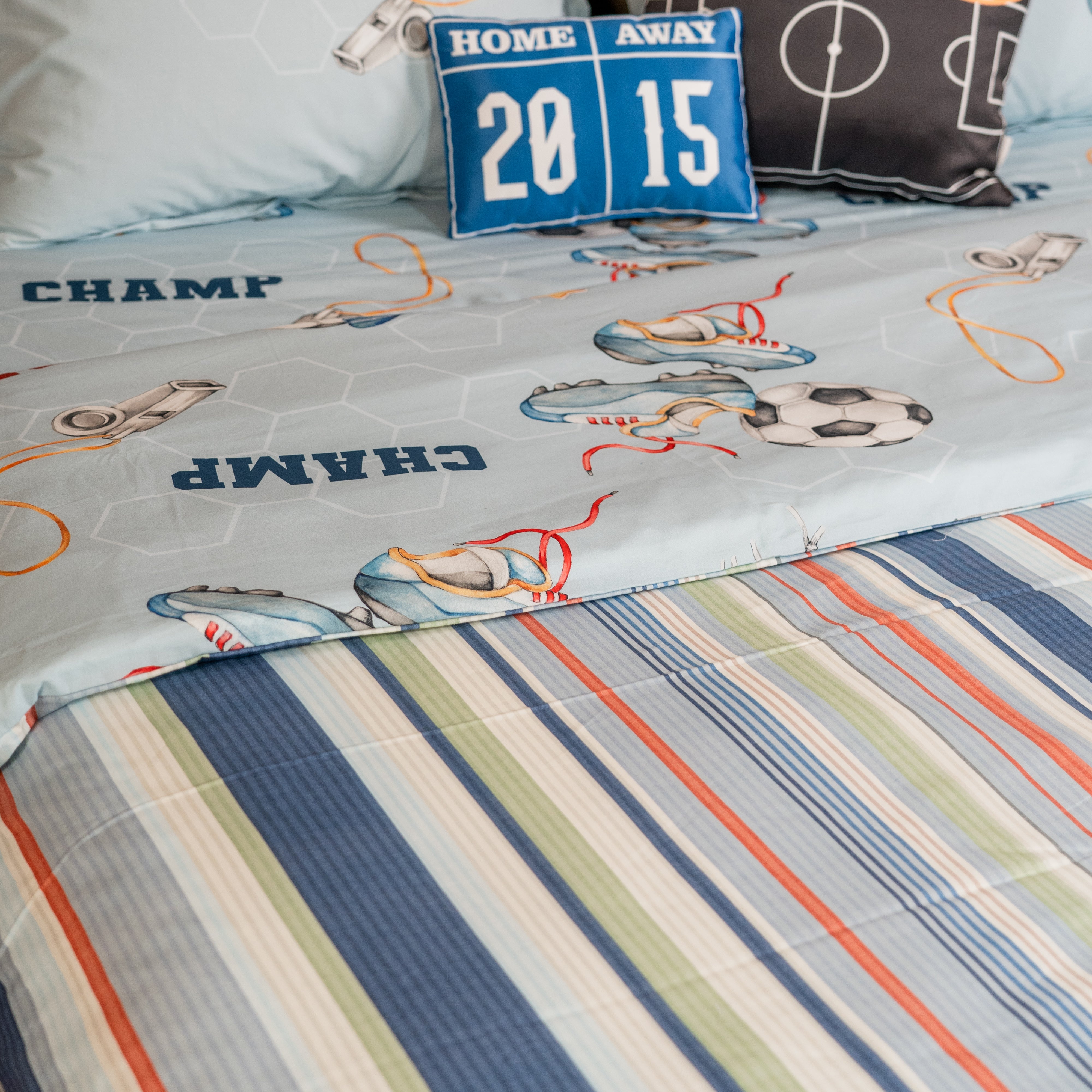 The Game Plan Duvet Set Single/Double Duvet Set