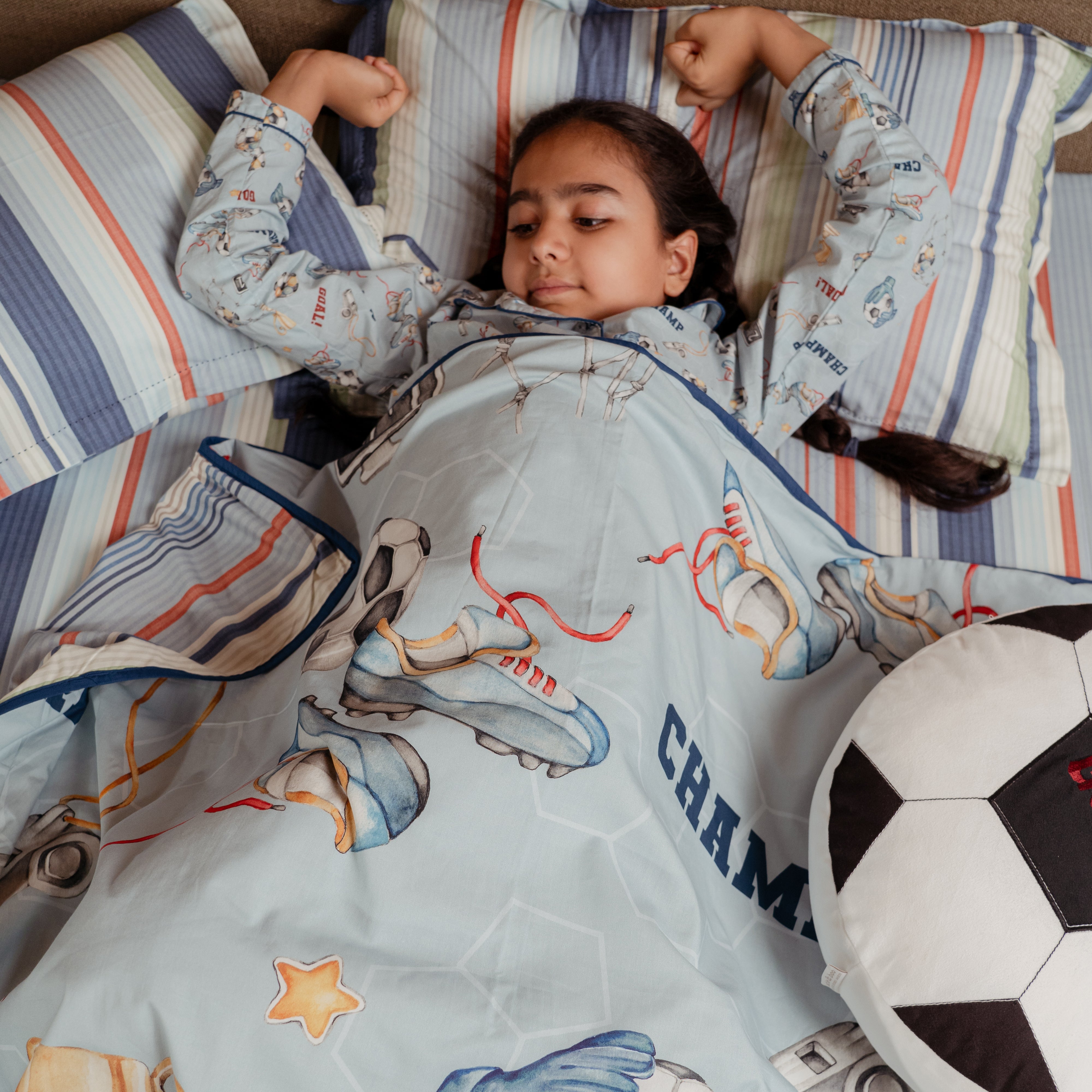 The Game Plan Reversible Blanket -Single / Double