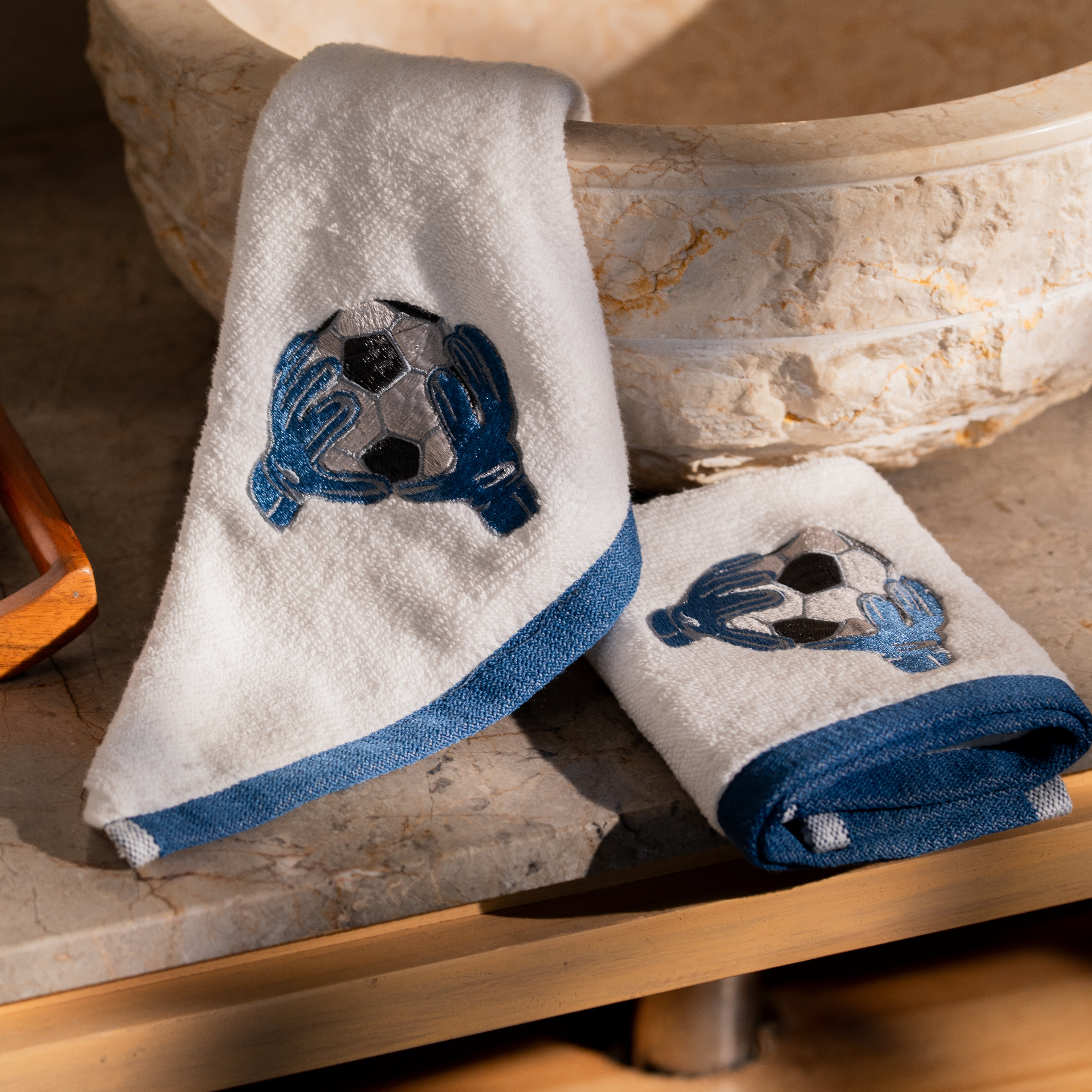 The Game Plan Hand & Face Towels (Set Of 3)