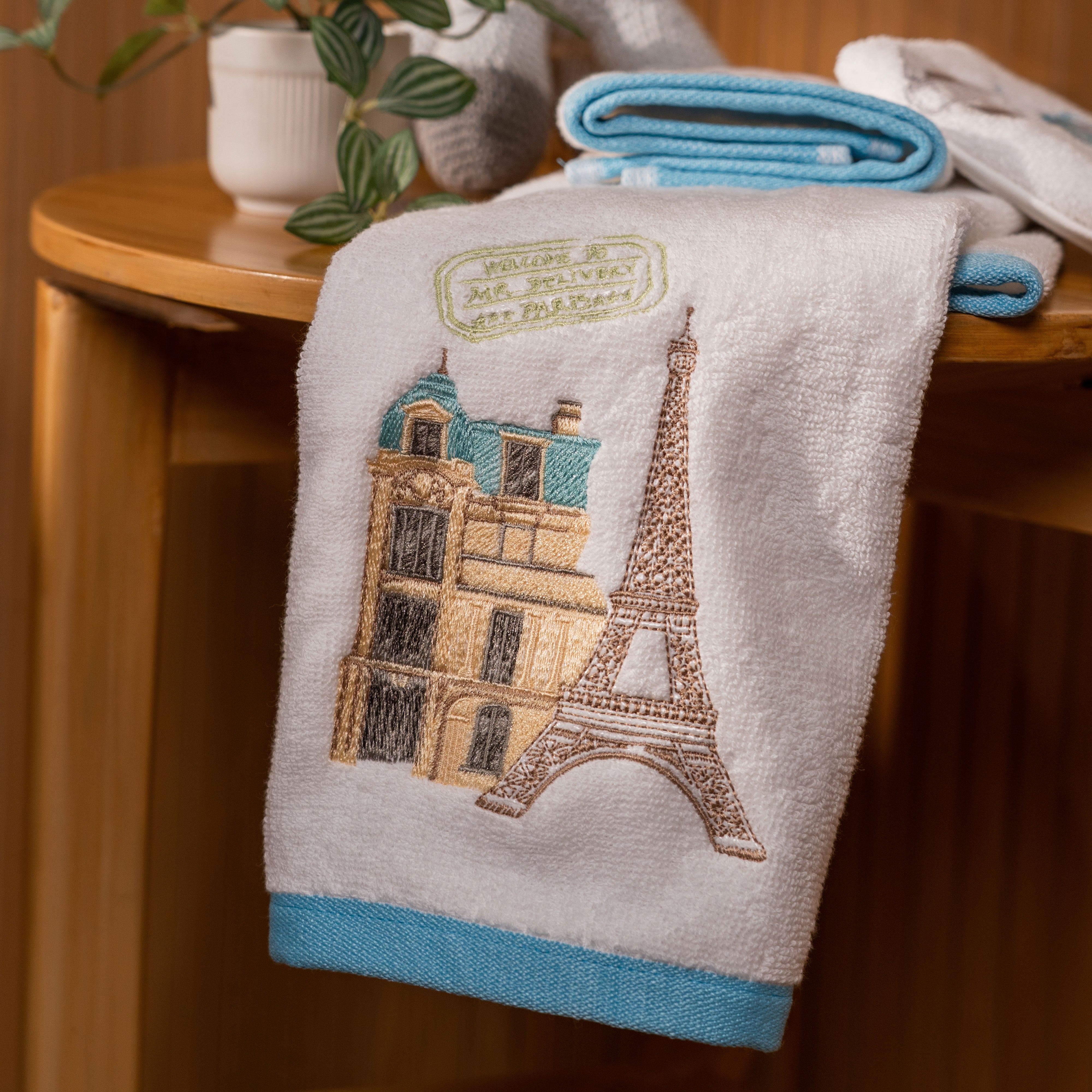 Passport To Wonderland Hand & Face Towels (Set Of 3)