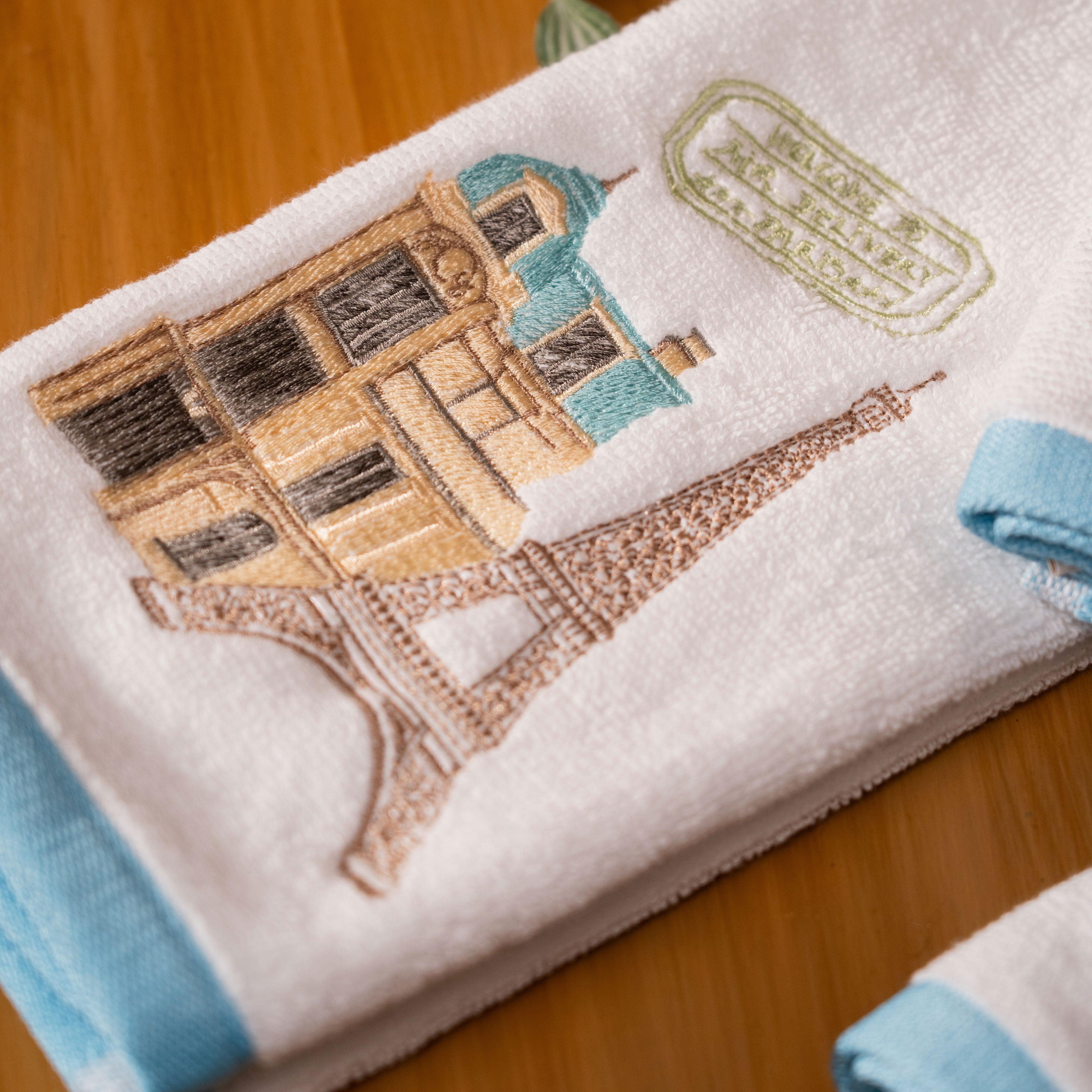 Passport To Wonderland Hand & Face Towels (Set Of 3)