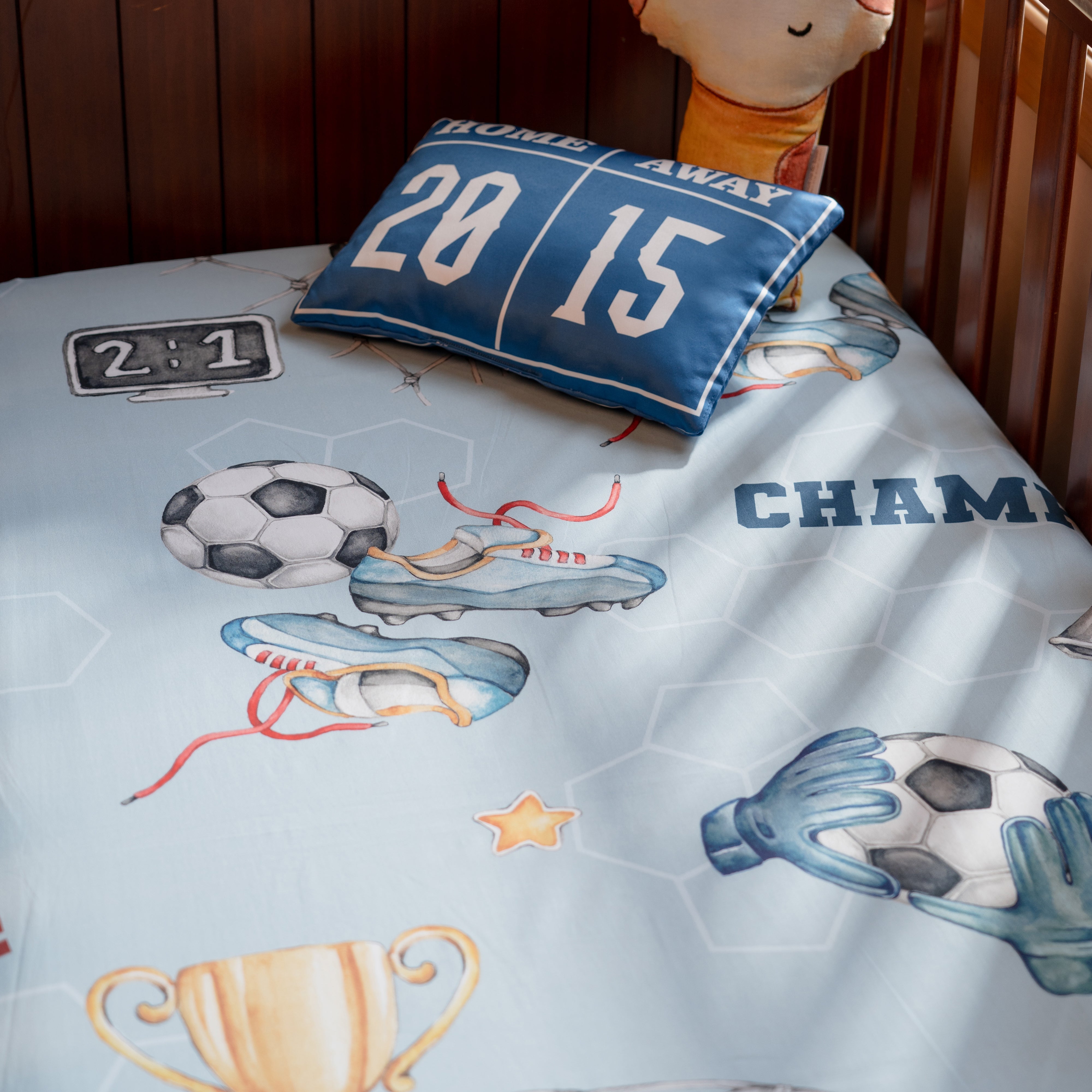 The Game Plan Bed Sheet (Single/Double/King/Fitted/Crib)