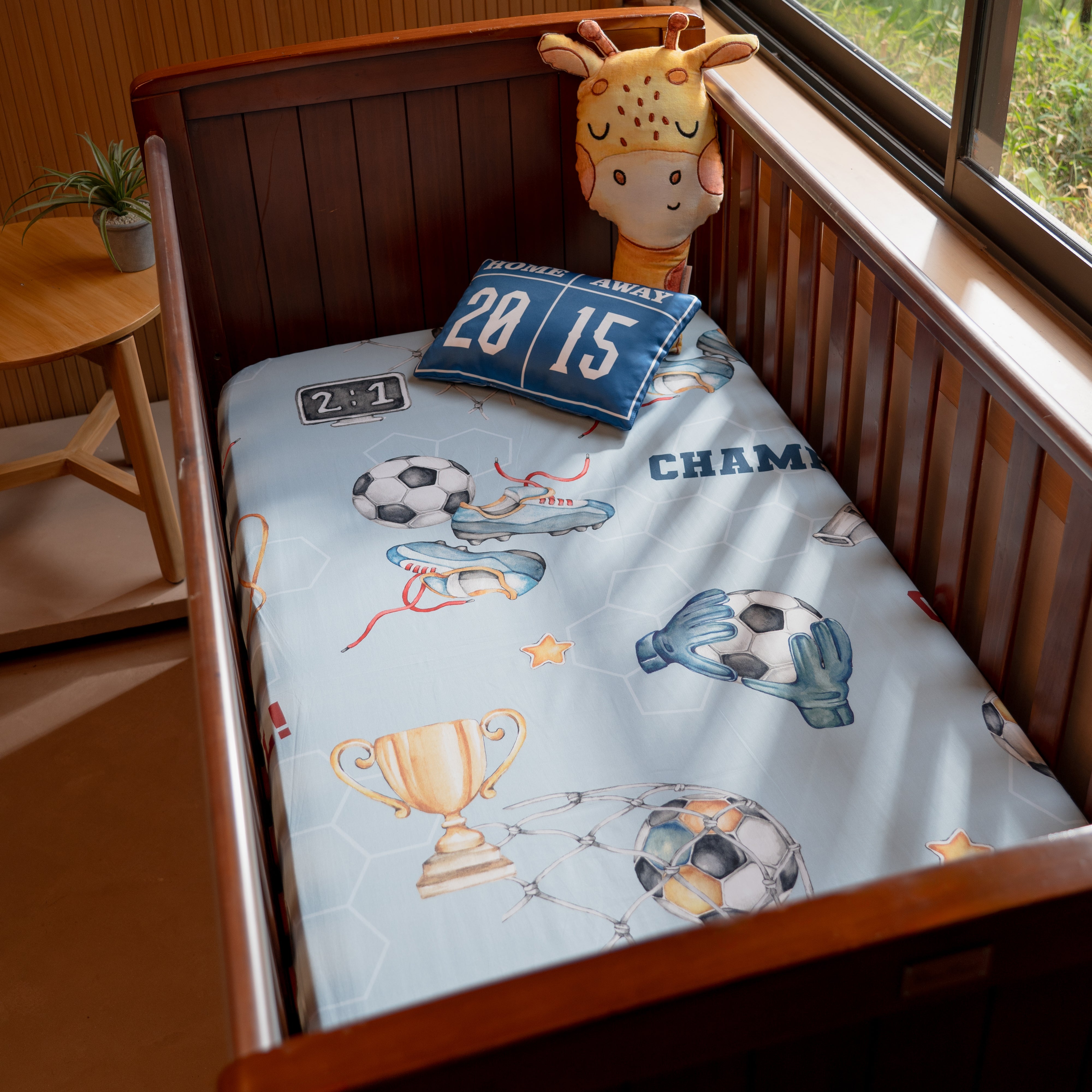 The Game Plan Bed Sheet (Single/Double/King/Fitted/Crib)