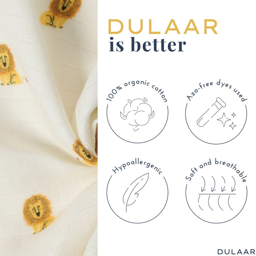 Organic Muslin Essentials (Set of 4) - 2 Jhablas + 2 Face Napkin
