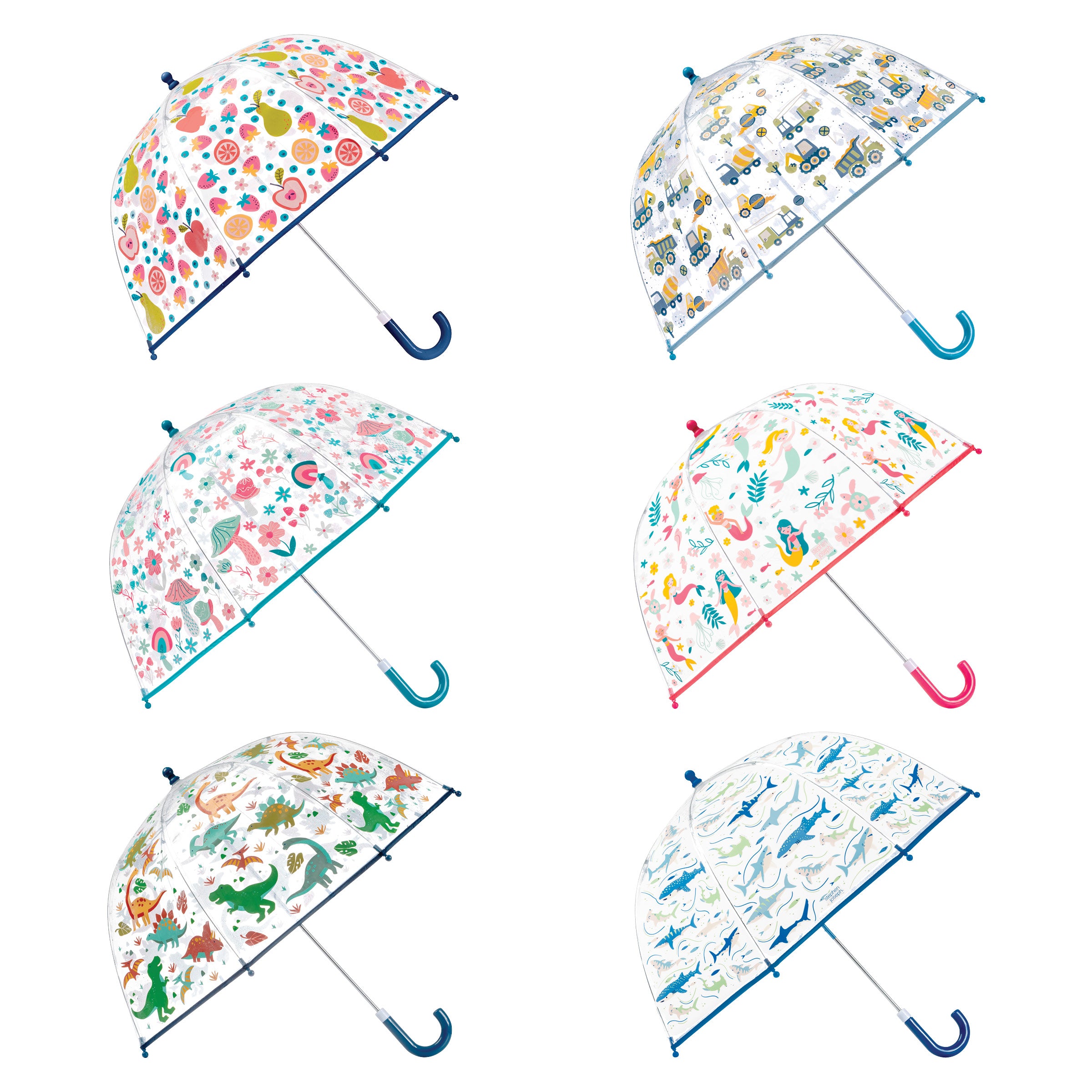 Clear Color Changing Umbrella Shark