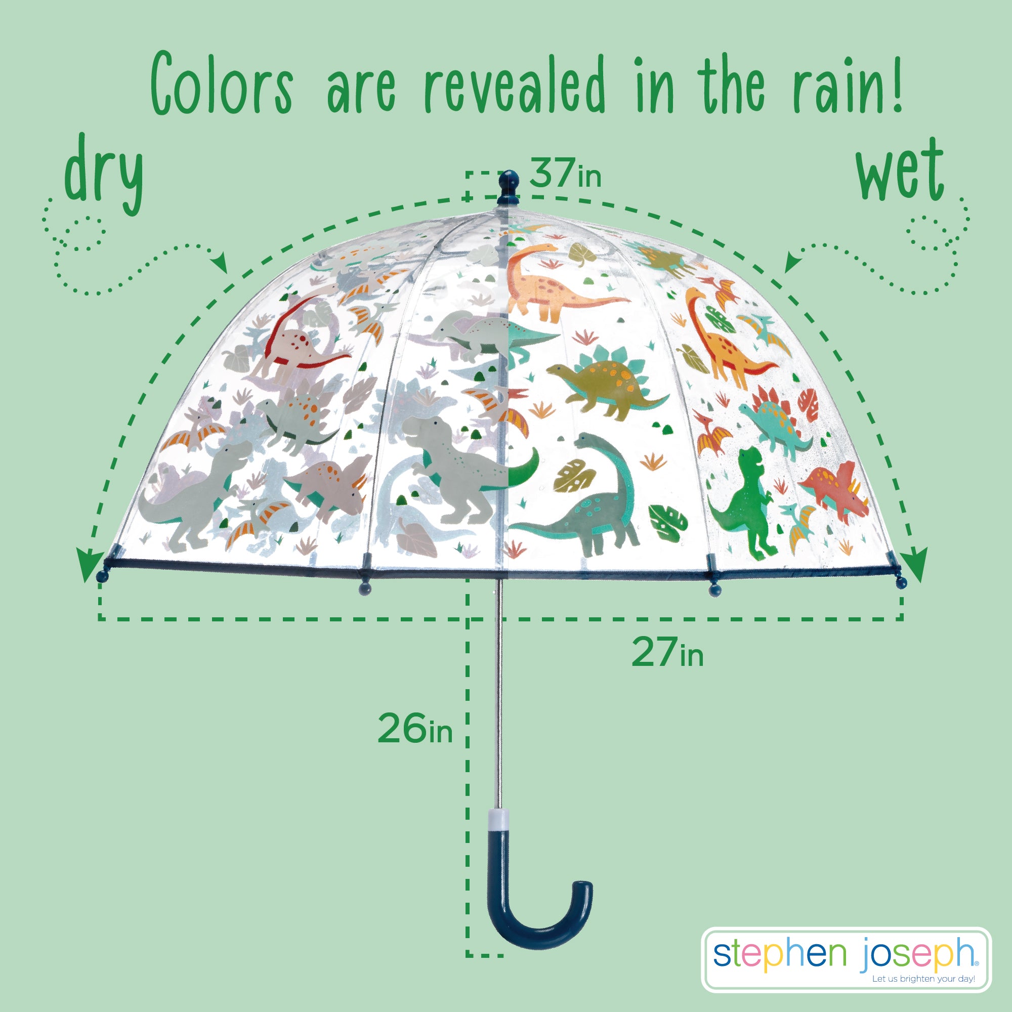 Clear Color Changing Umbrella
