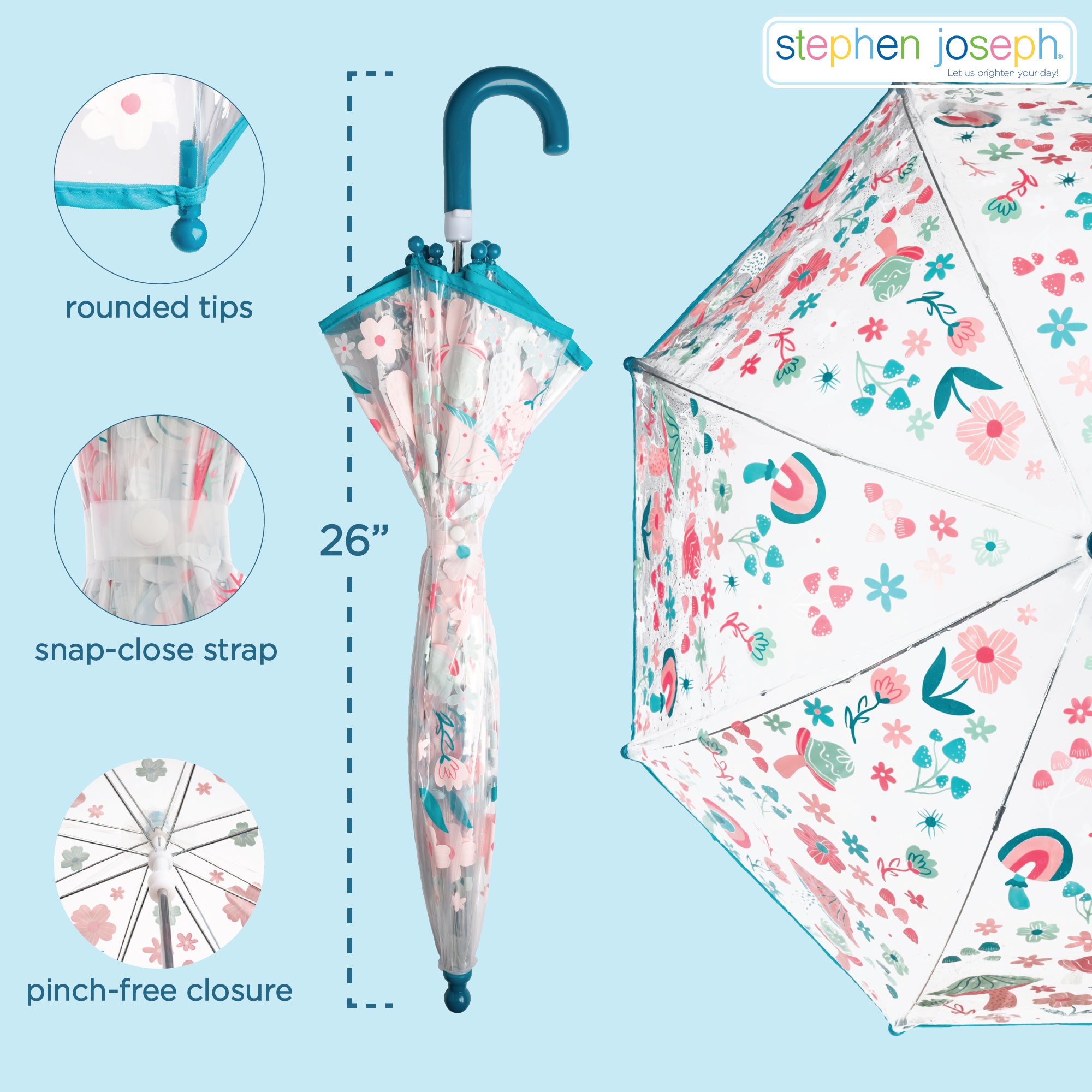 Clear Color Changing Umbrella