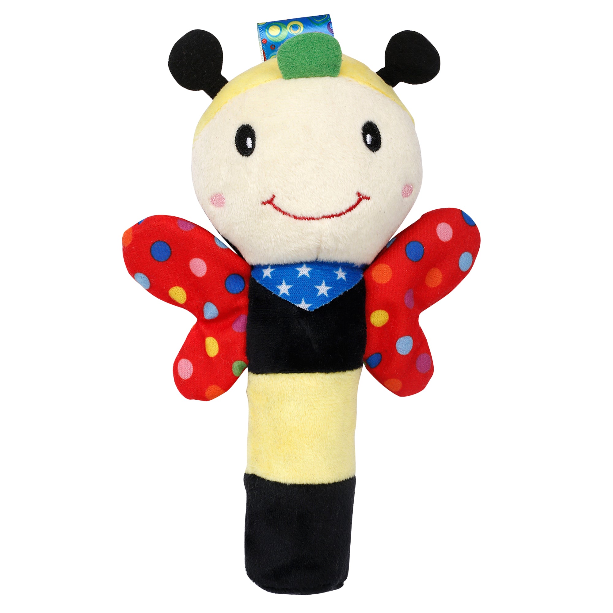 Baby Moo Bee Red Handheld Rattle Toy