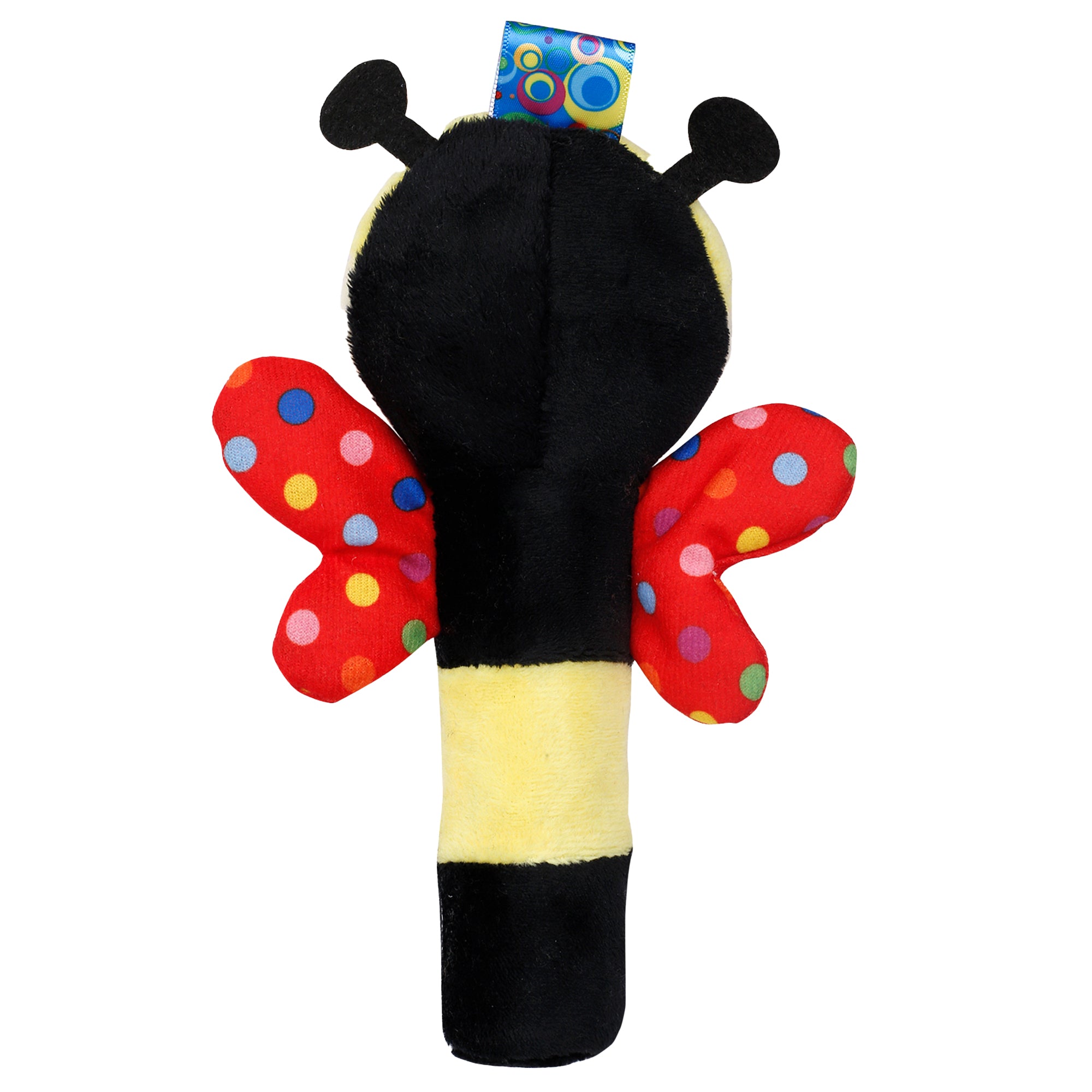 Baby Moo Bee Red Handheld Rattle Toy