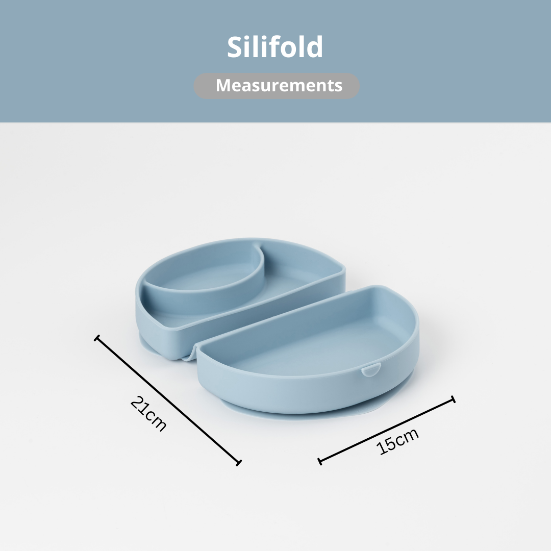 Miniware Silifold Portable Suction base Plate Chicory Blue