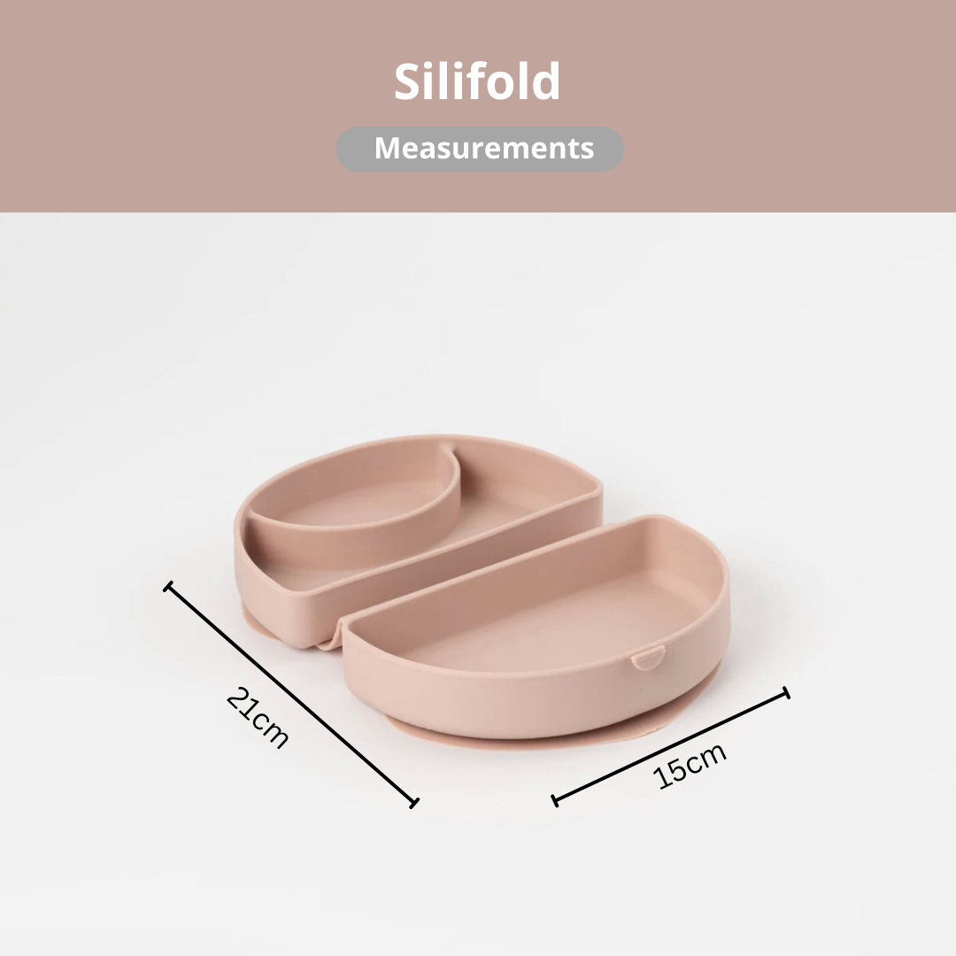 Miniware Silifold Portable Suction Base Plate Pink Salt