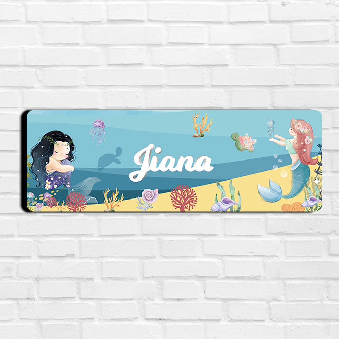 Mermaid Magic Name Plate (Petite) (kids)