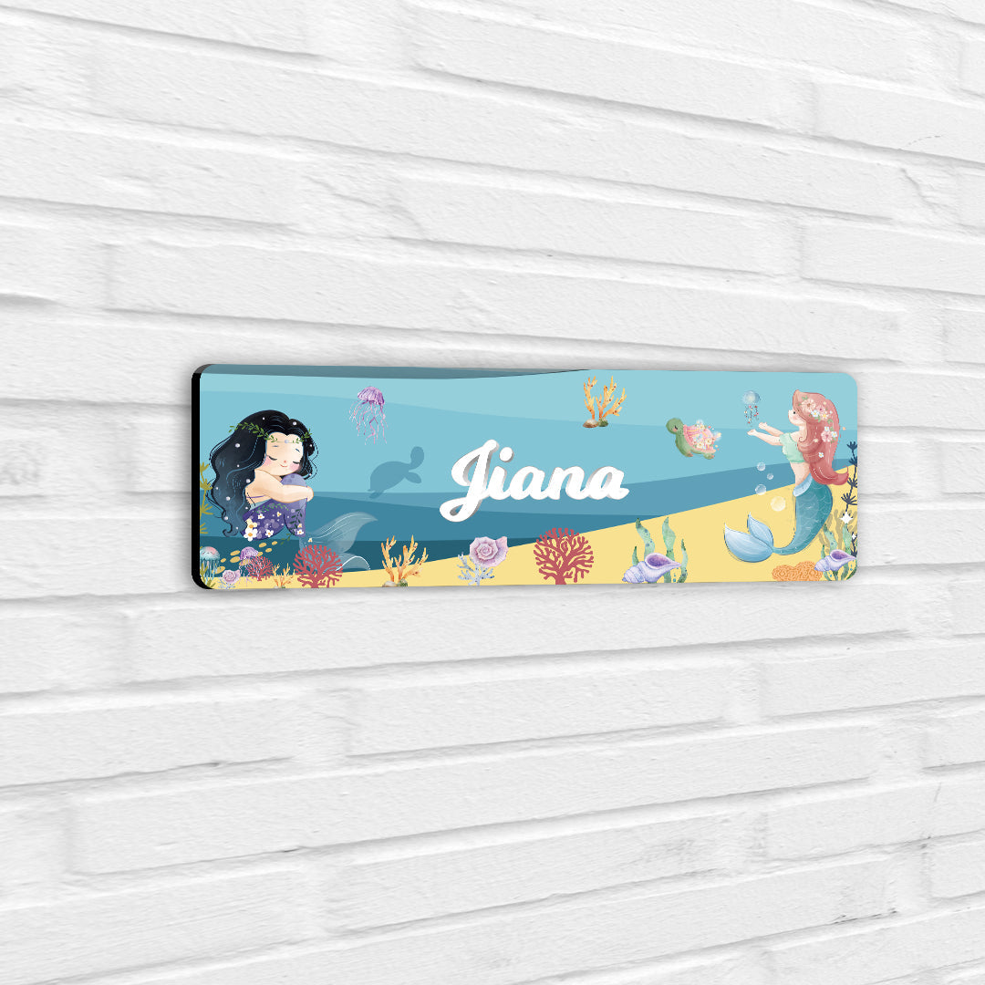 Mermaid Magic Name Plate (Petite) (kids)