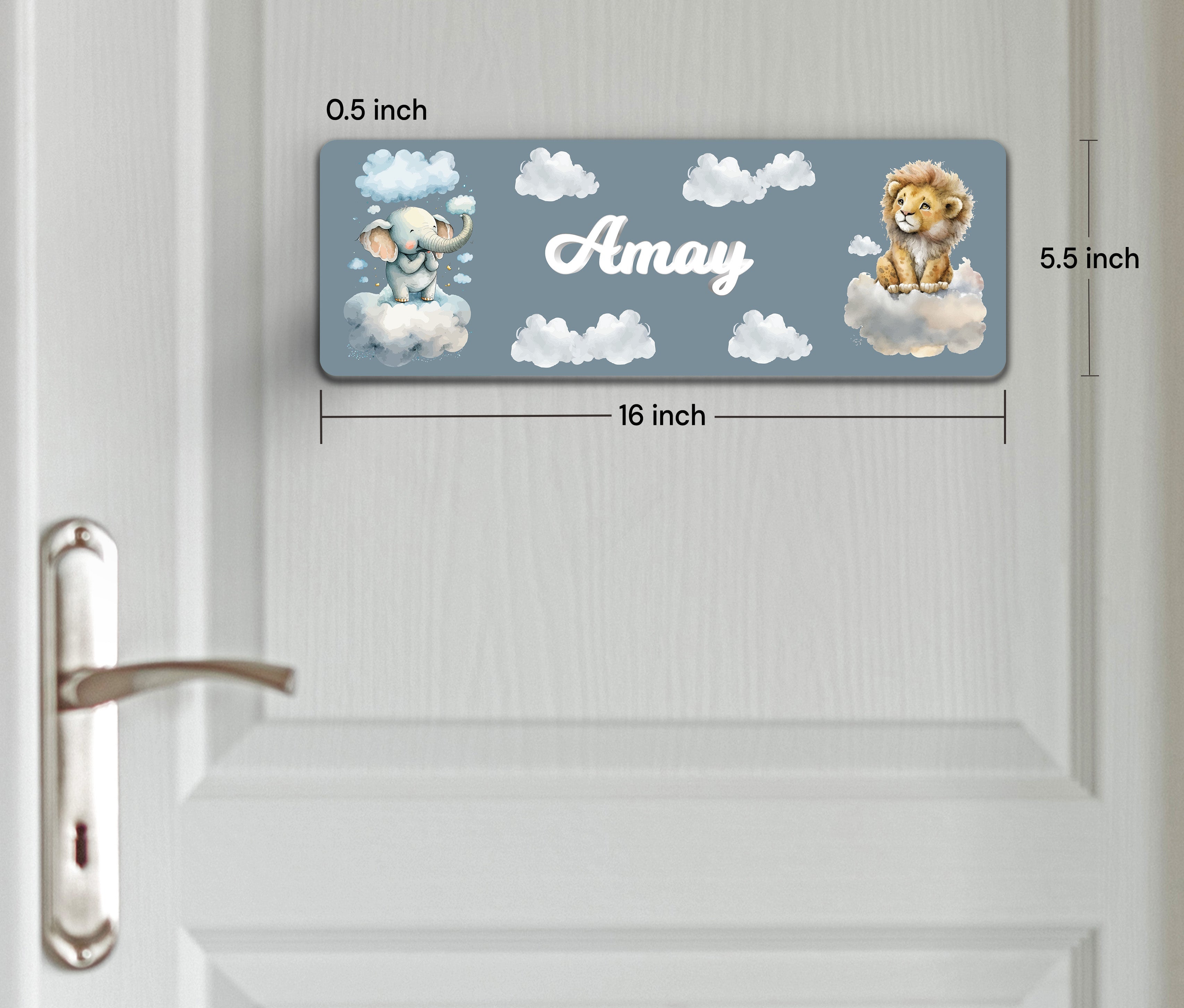 Lofty Animals Name Plate (Petite) (kids)