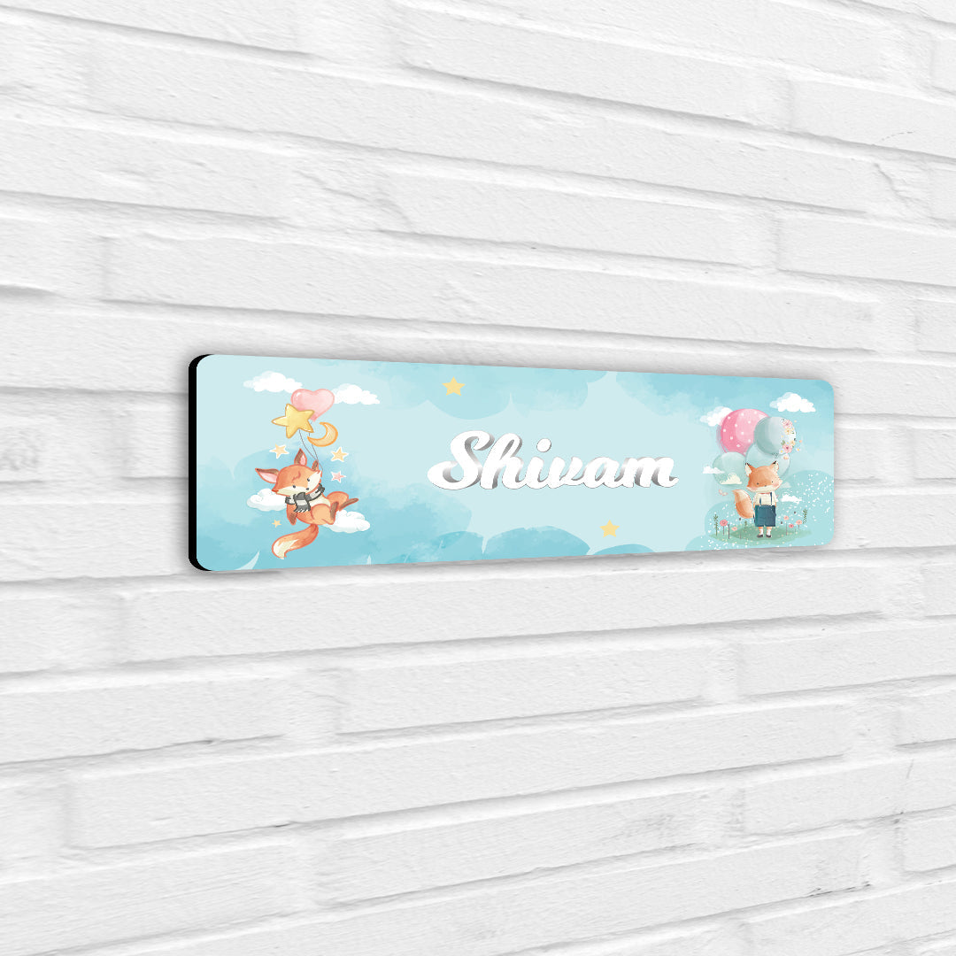 Lil Forest Friends Name Plate (Petite) (kids)