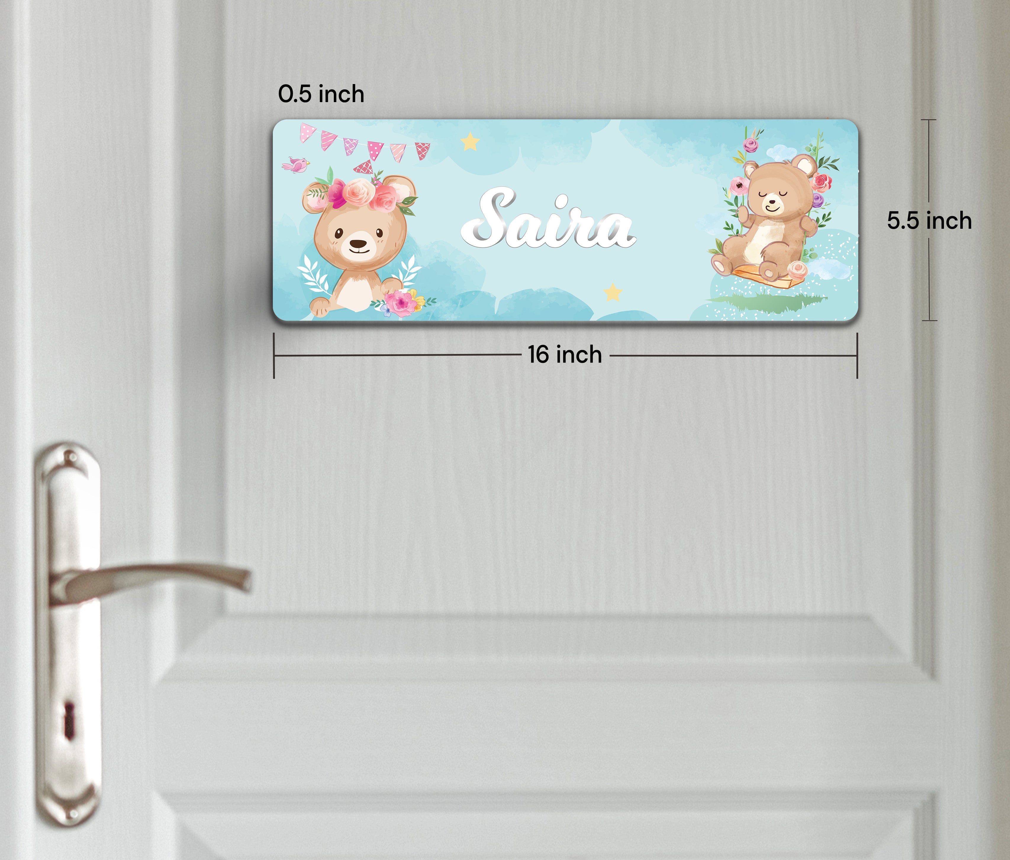 Lil Forest Friends Name Plate (Petite) (kids)