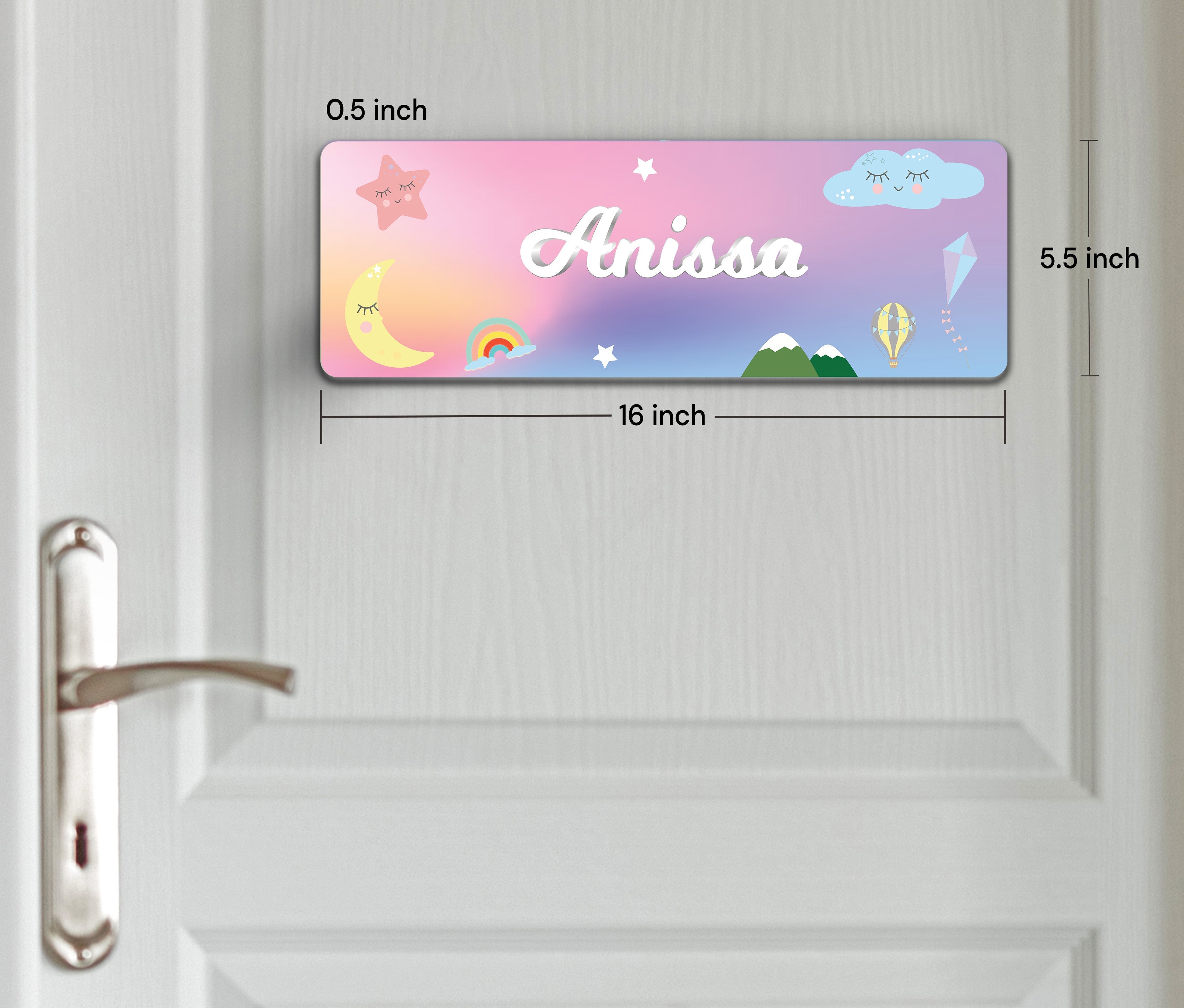 Rainbow Magic Name Plate (Petite) (kids)