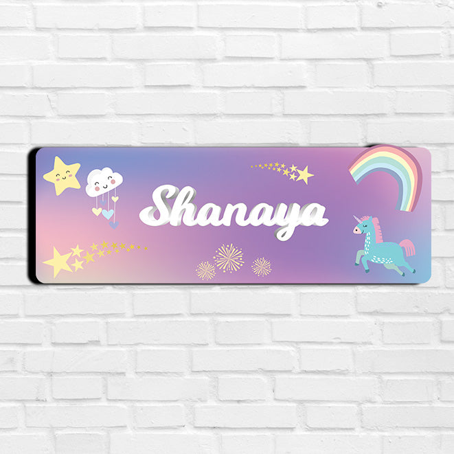 Personalised Name Plate (Petite) (kids)
