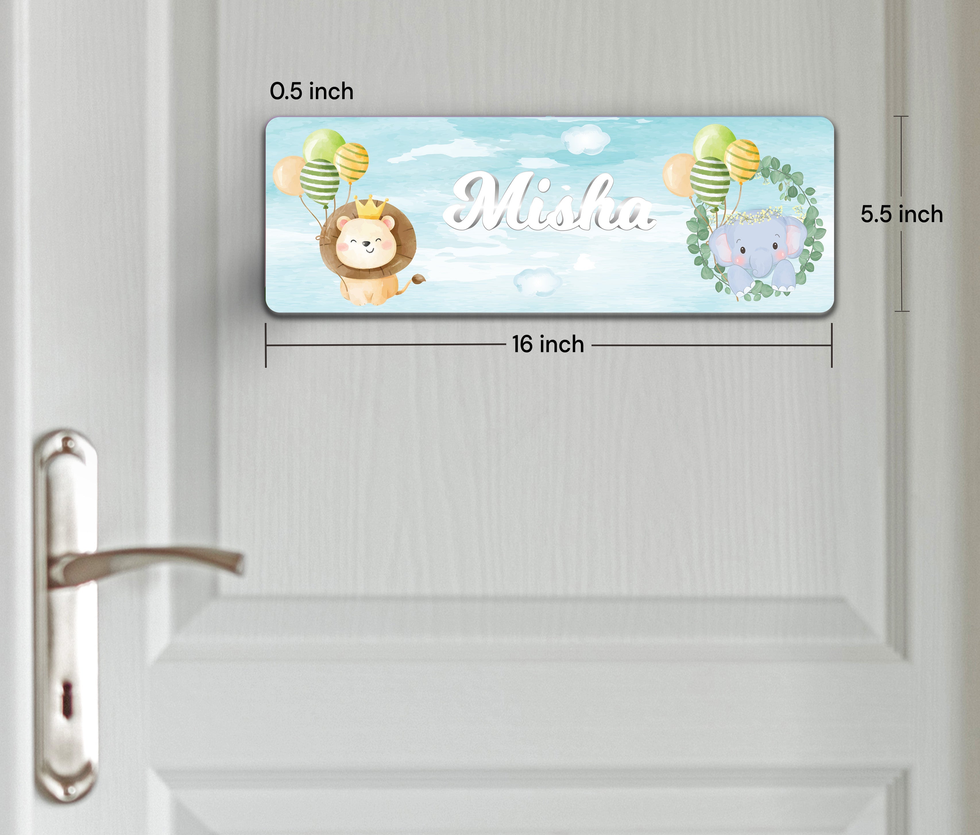 Safari Soiree Name Plate (Petite) (kids)