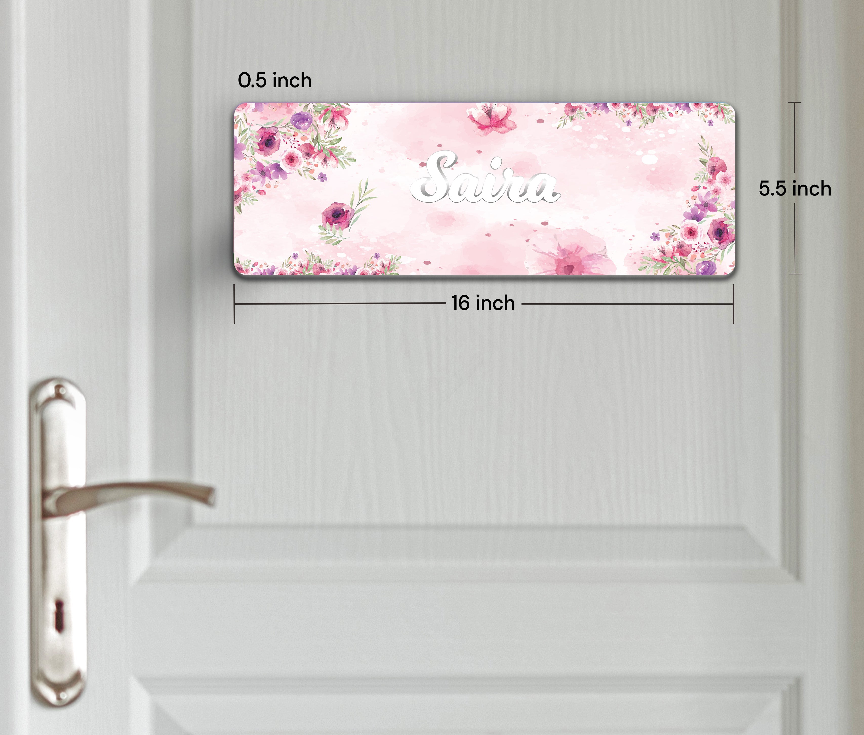 Floral Fiesta Name Plate (Petite) (kids)