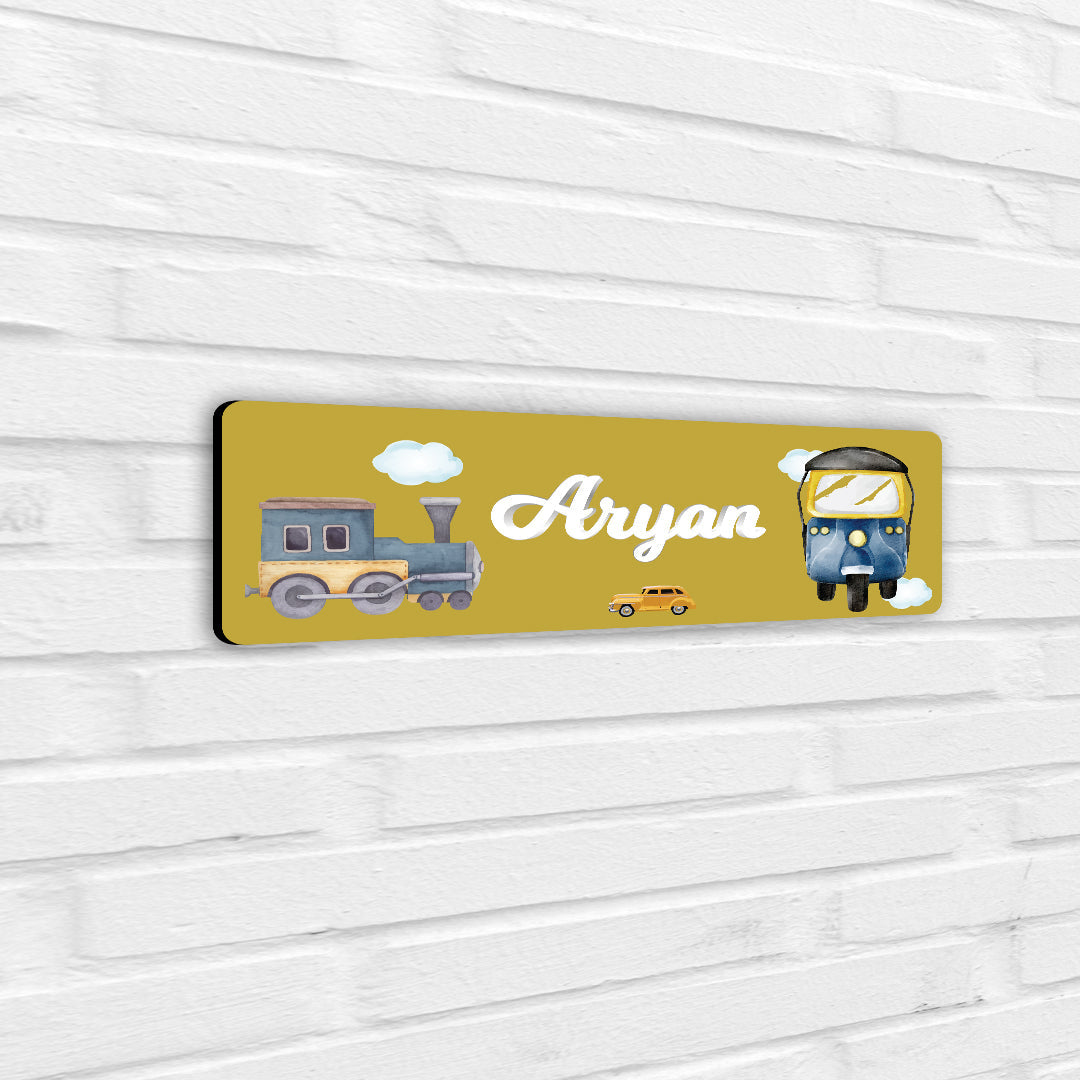 Transport Name Plate (Petite) (kids)