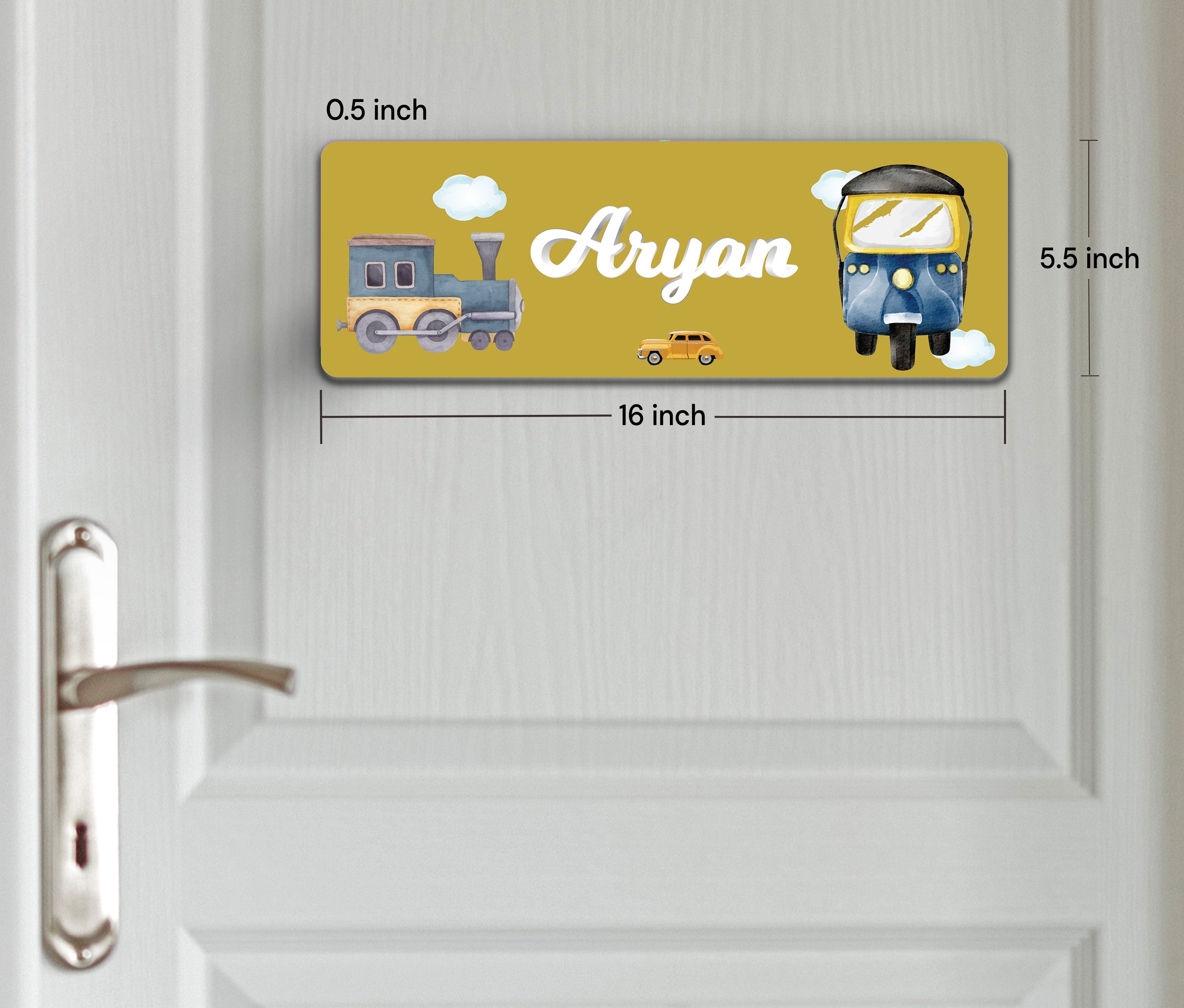 Transport Name Plate (Petite) (kids)