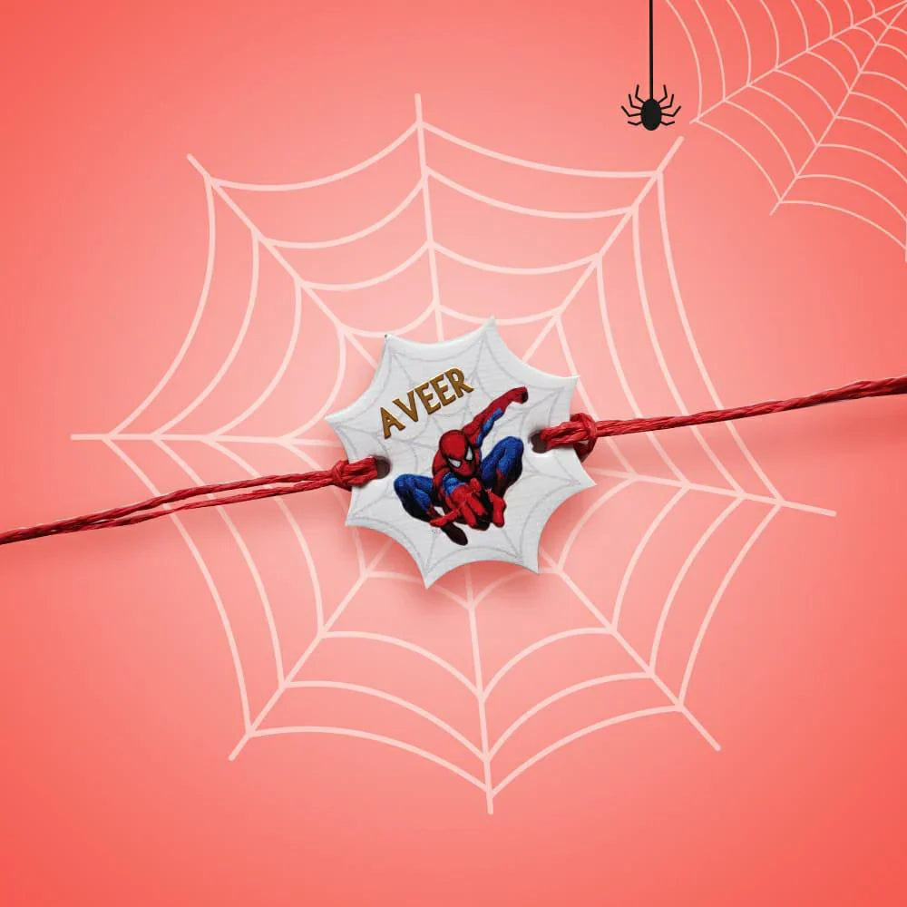 Babble Wrap Spiderman Craft Rakhi