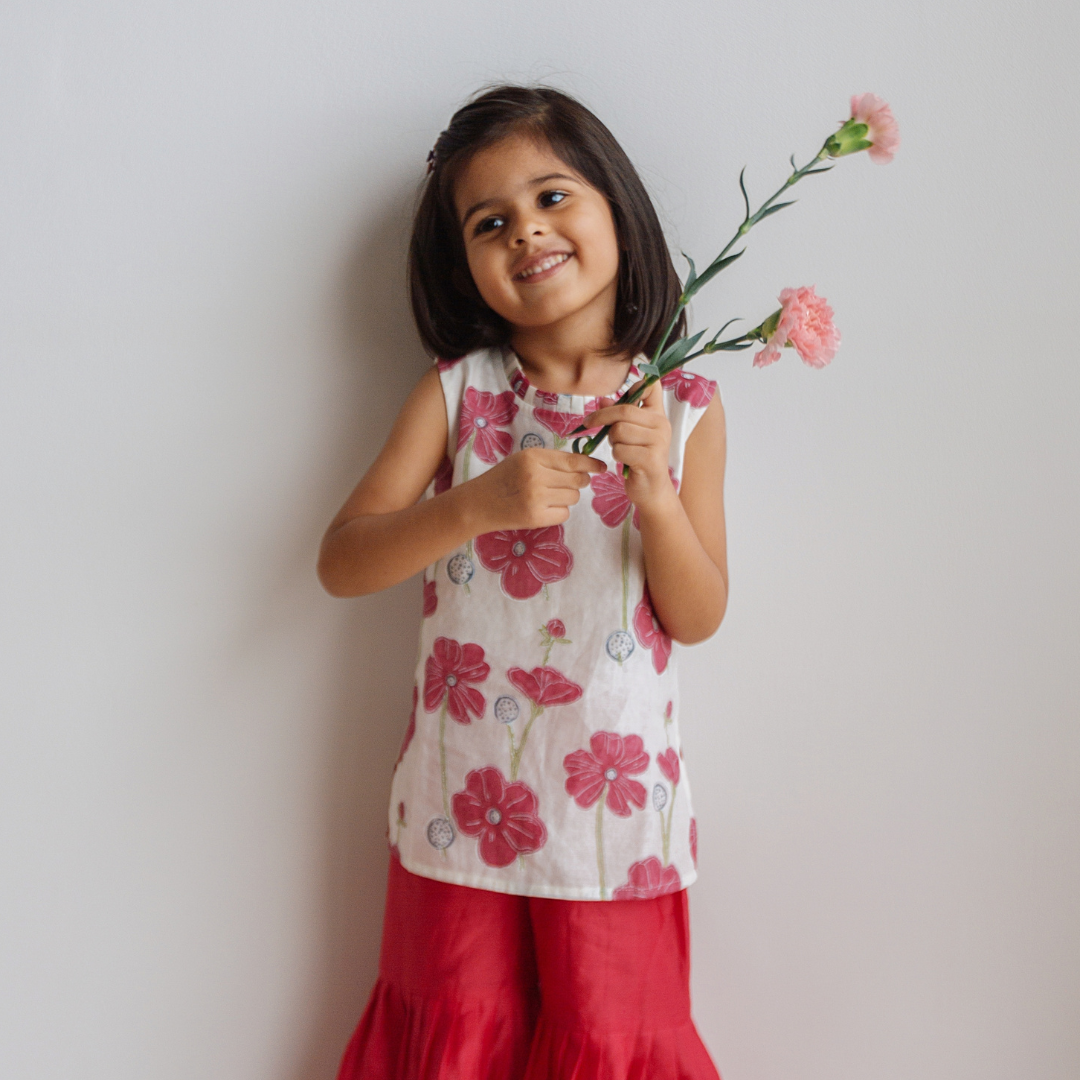 Chanderi Sharara Set 