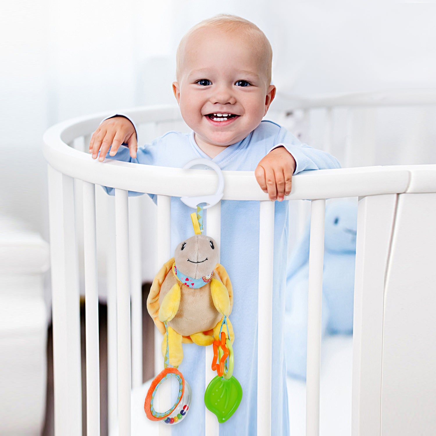 Tortoise Yellow Hanging Toy With Teether