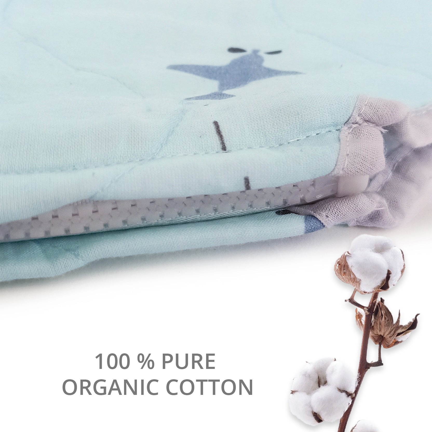 The White Cradle Baby Sleeping Bag for Infants & Newborns (Boys) - Aeroplane