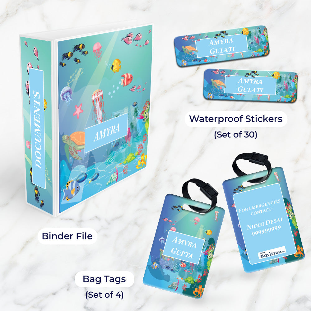 Ocean Bed Stationery Set (kids)