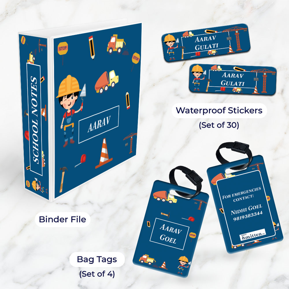 Little Builder Stationery Set (kids)