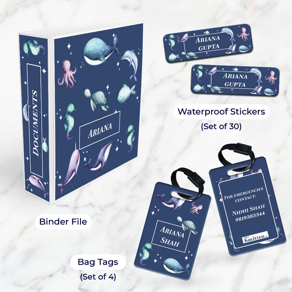 Midnight Ocean Stationery Set (kids)