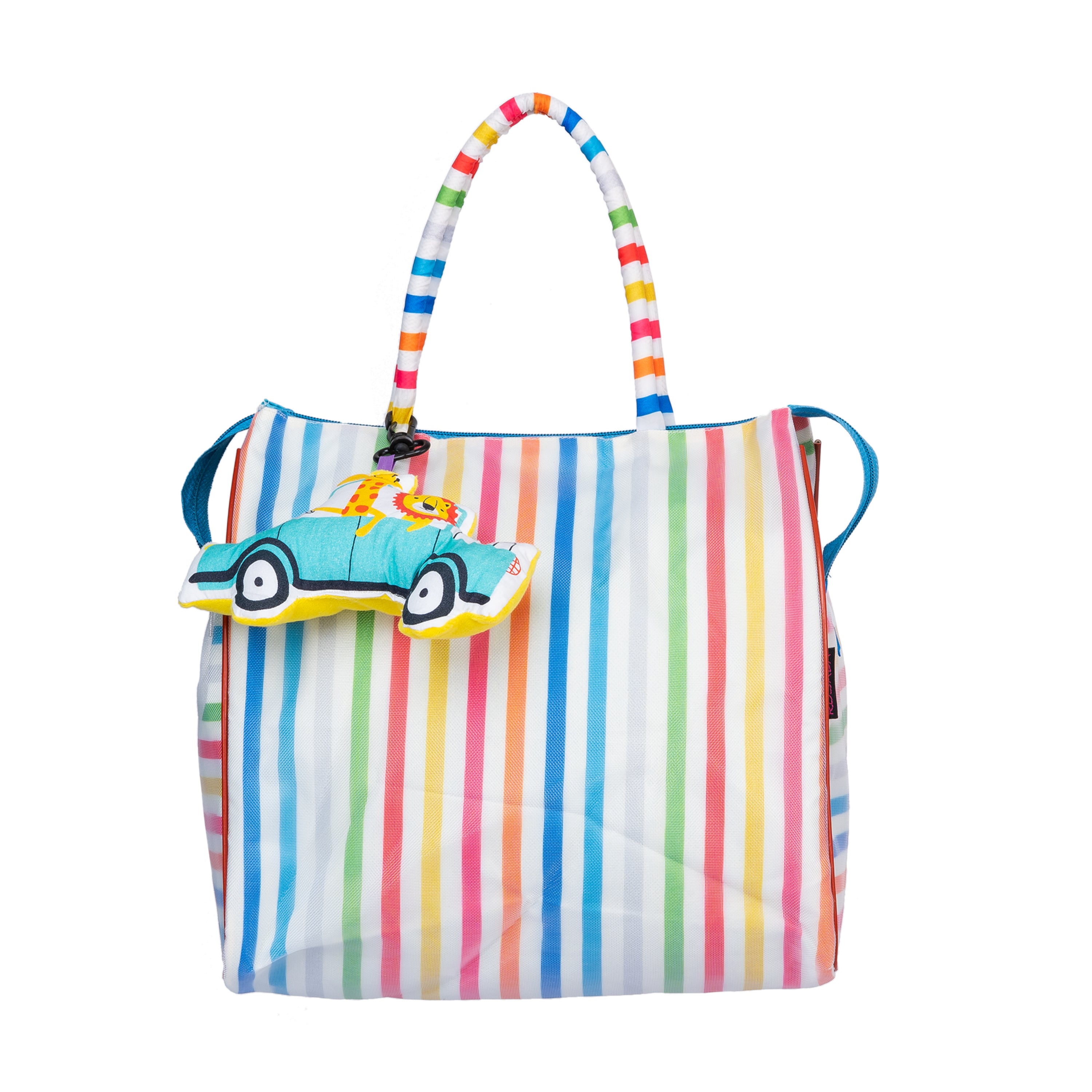 Stripes Car Tote Bag