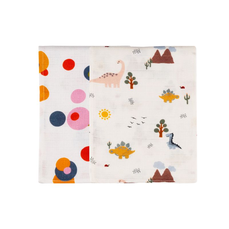 Organic Muslin Burp Cloth-Pack of 2
