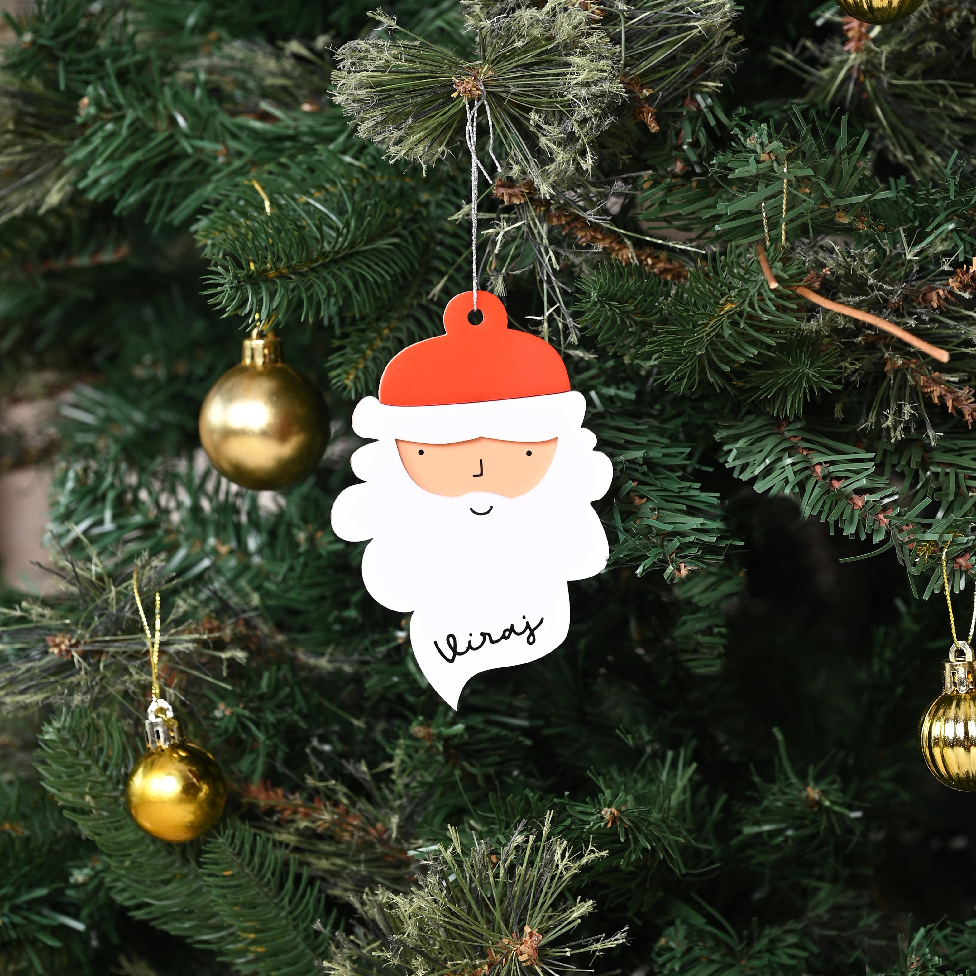 Layered Ornament | Santa