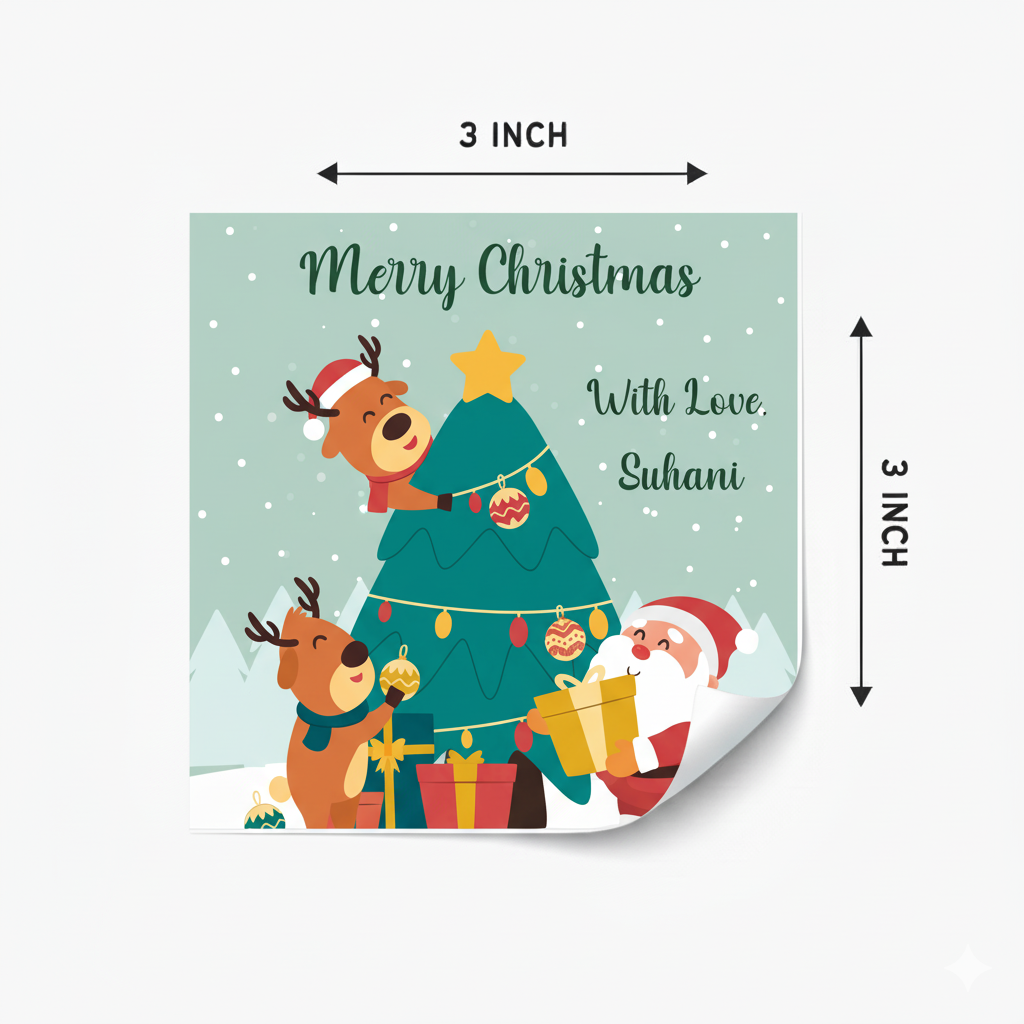 Personalised Christmas Gift Labels