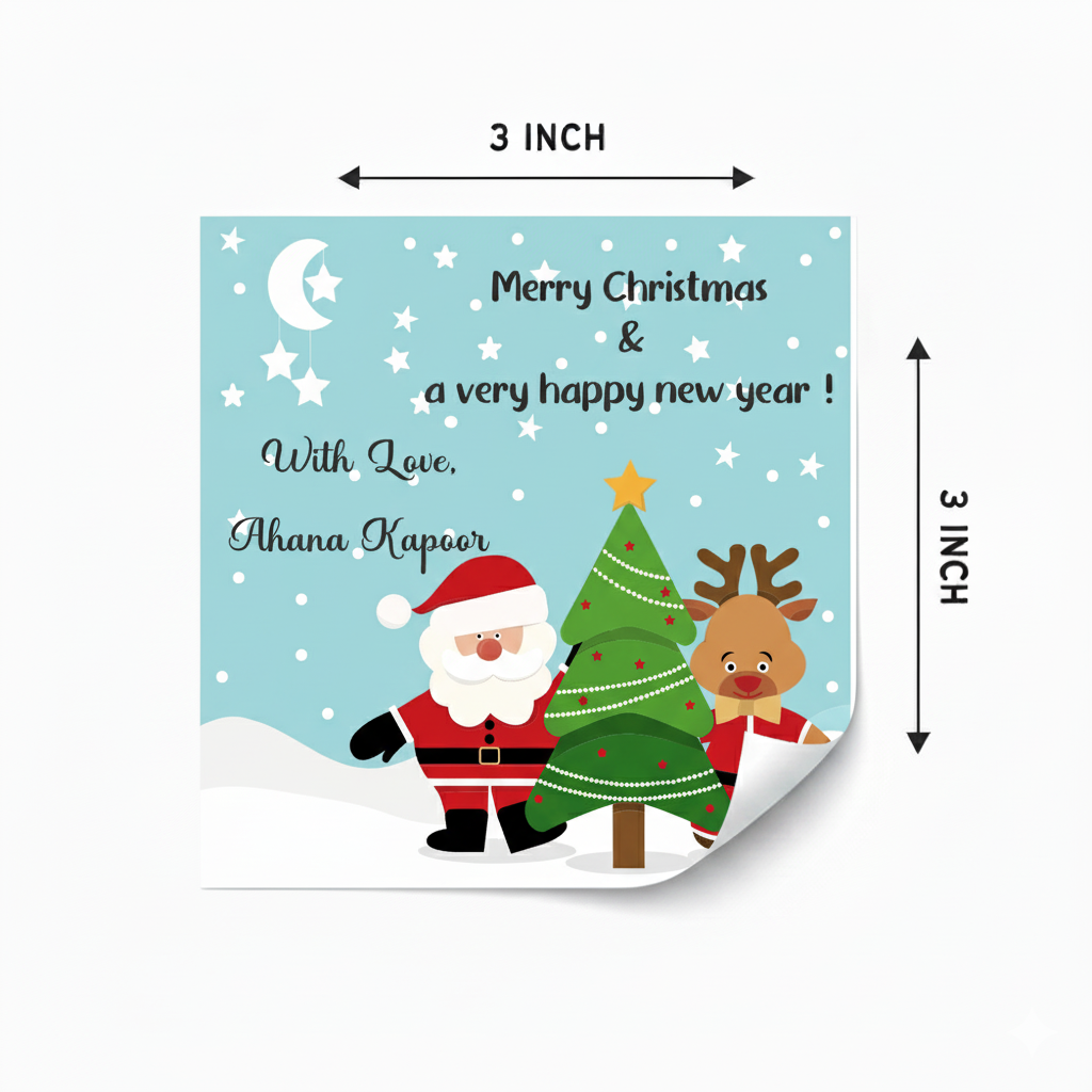 Personalised Christmas Gift Labels