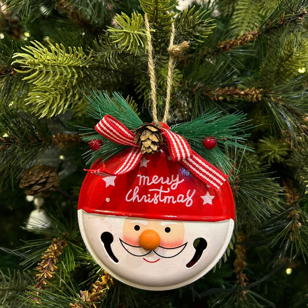 Santa's Chiming Circle Ornament