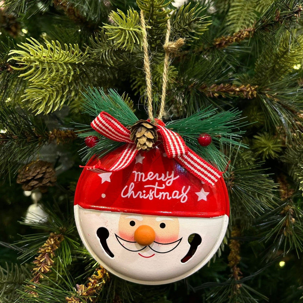 Santa's Chiming Circle Ornament