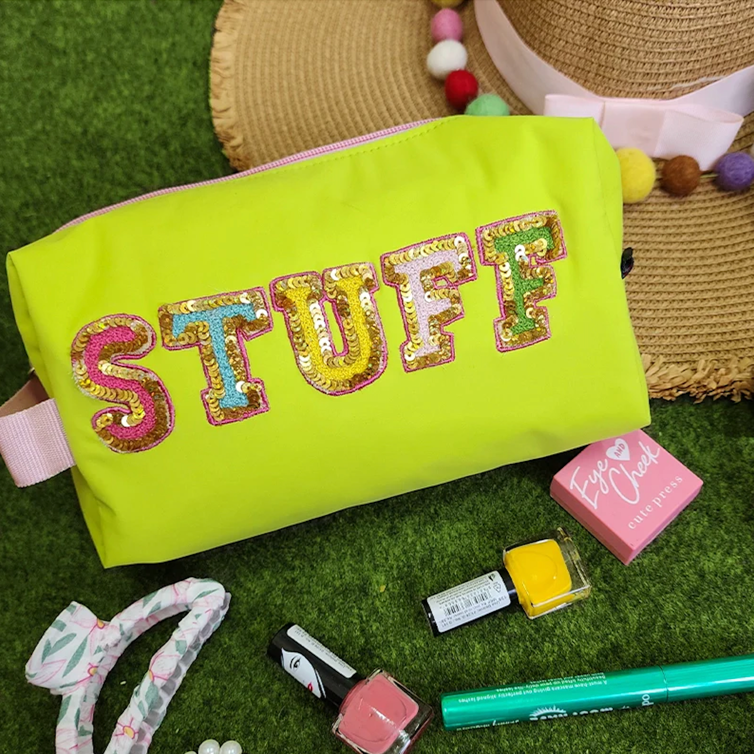 Fun Travel Kit / Pouch with Patches