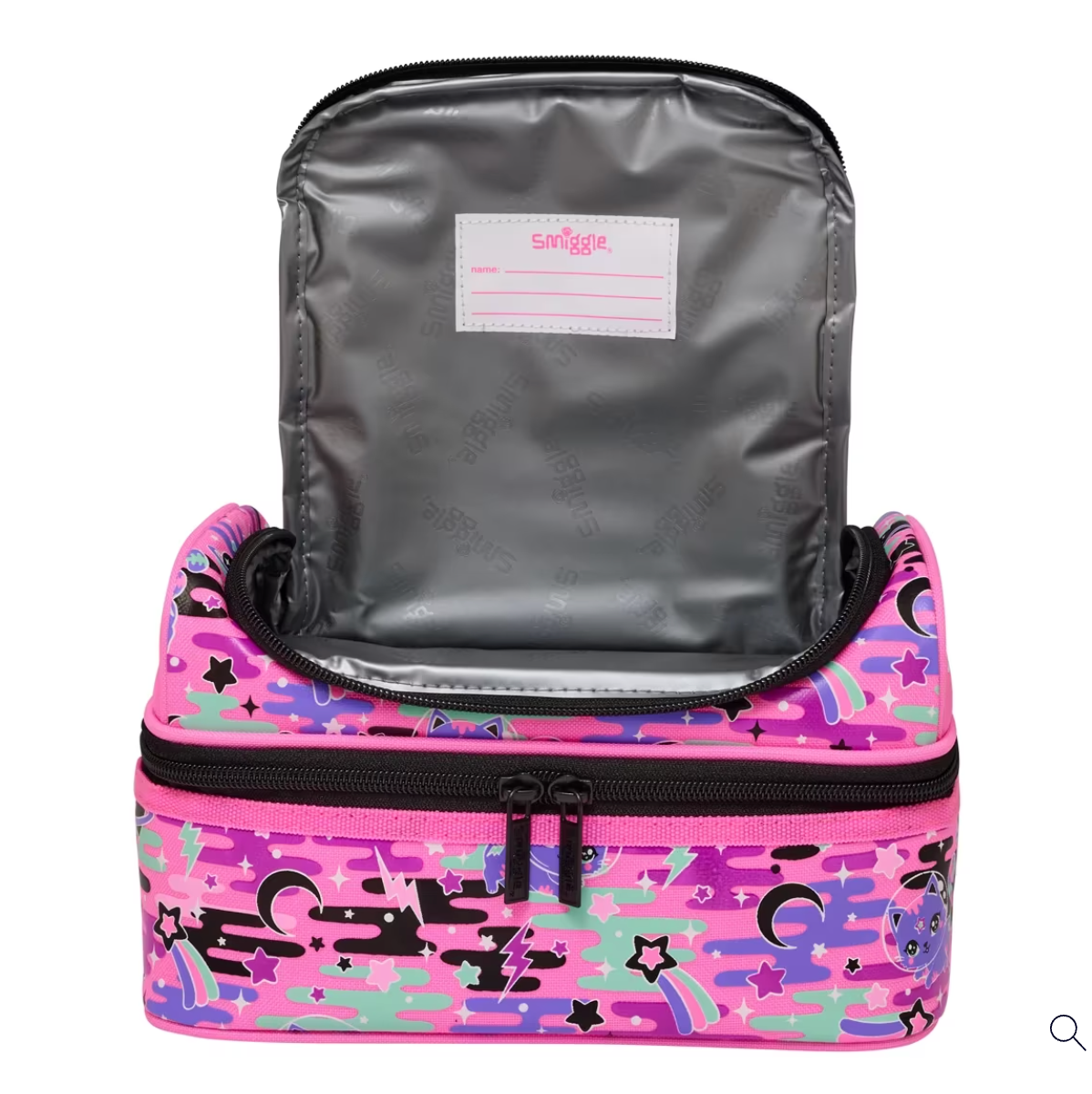 Smiggle Away Lunch Box Double Decker - Pink
