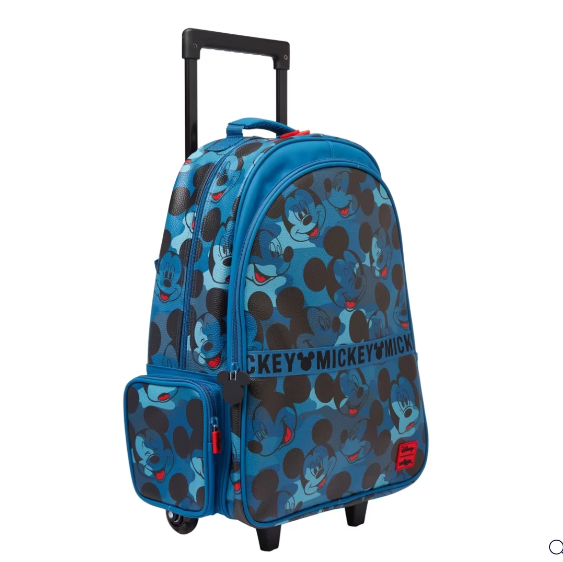 Smiggle Mickey Mouse Trolley Bag With Light Up Wheels - Blue